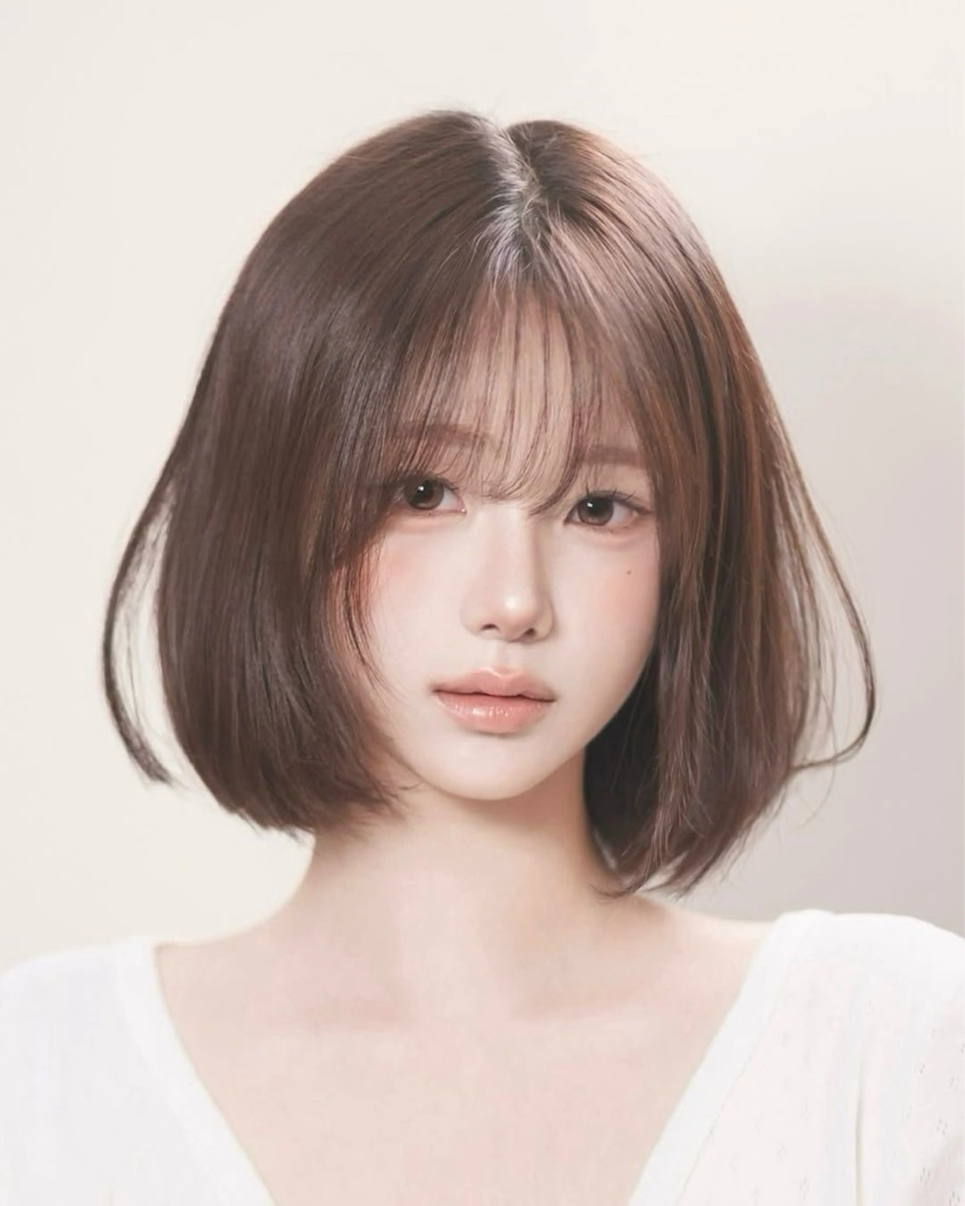 ミディアム マエダ シオンのヘアスタイル