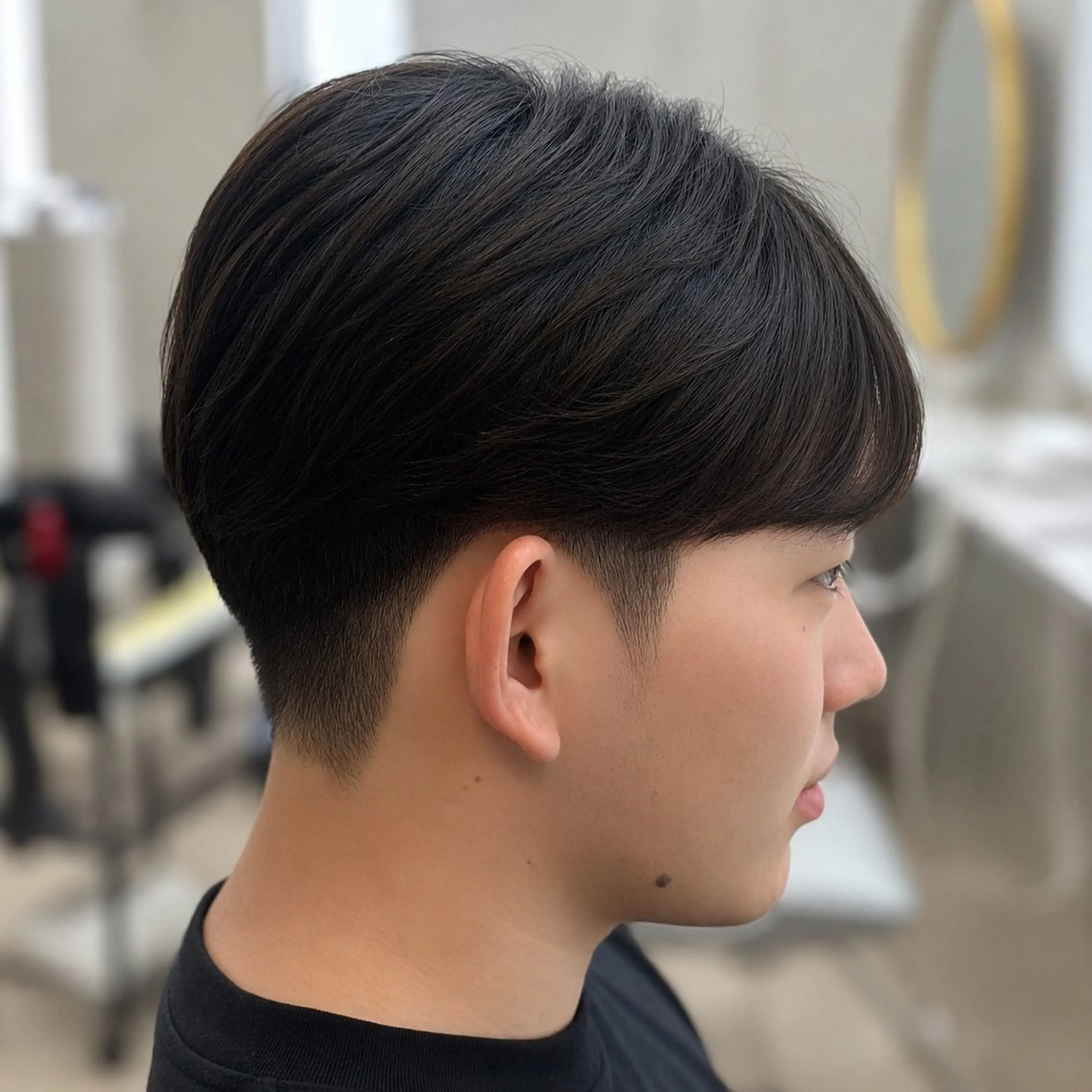 メンズ カット フェザーパーマ🦋 毛流れ🖤ayaneのヘアスタイル
