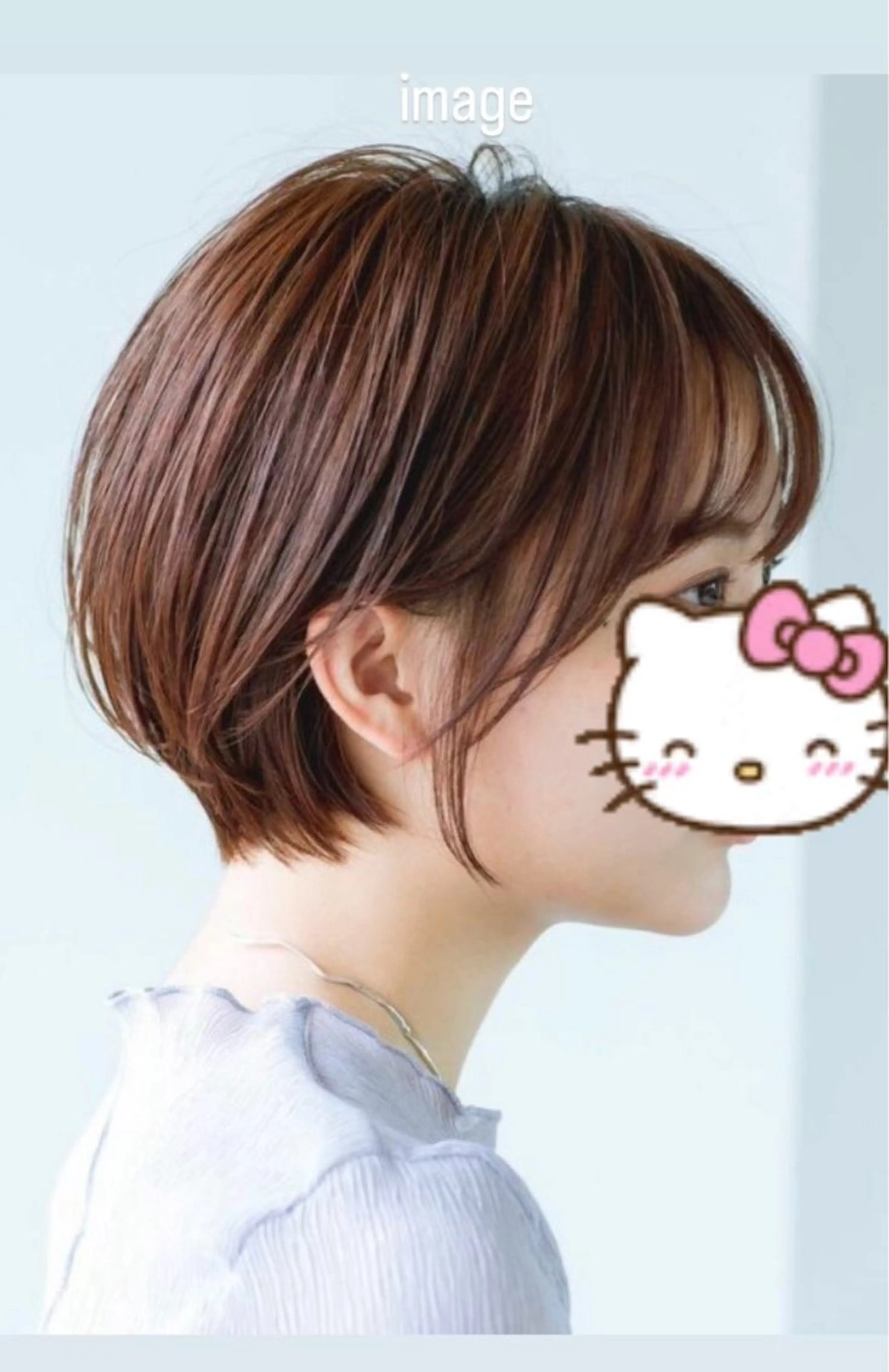 ショート ショートヘア anon Loemのヘアスタイル