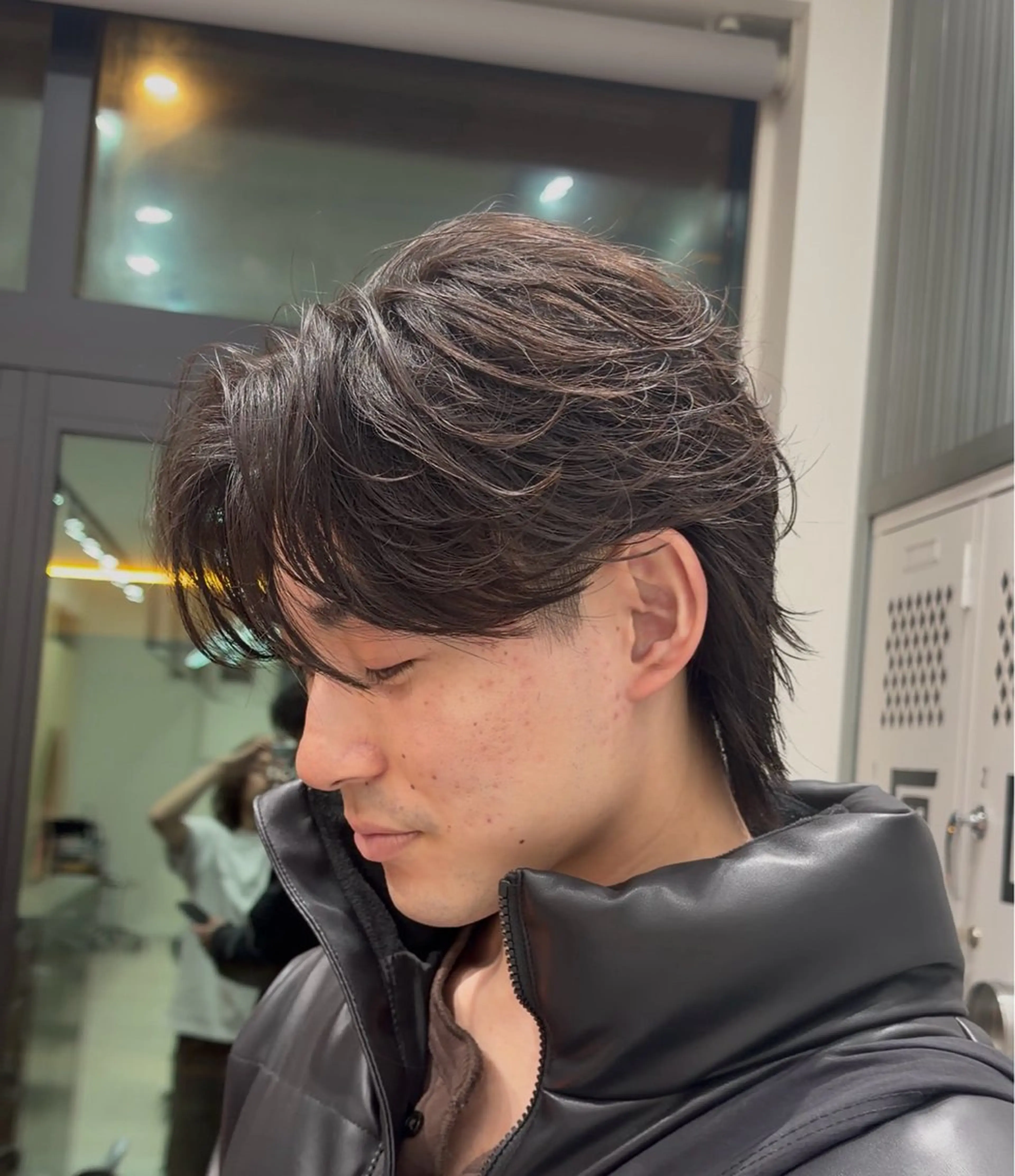 ショート カラー パーマ メンズ fifth 菅崎愛斗のヘアスタイル