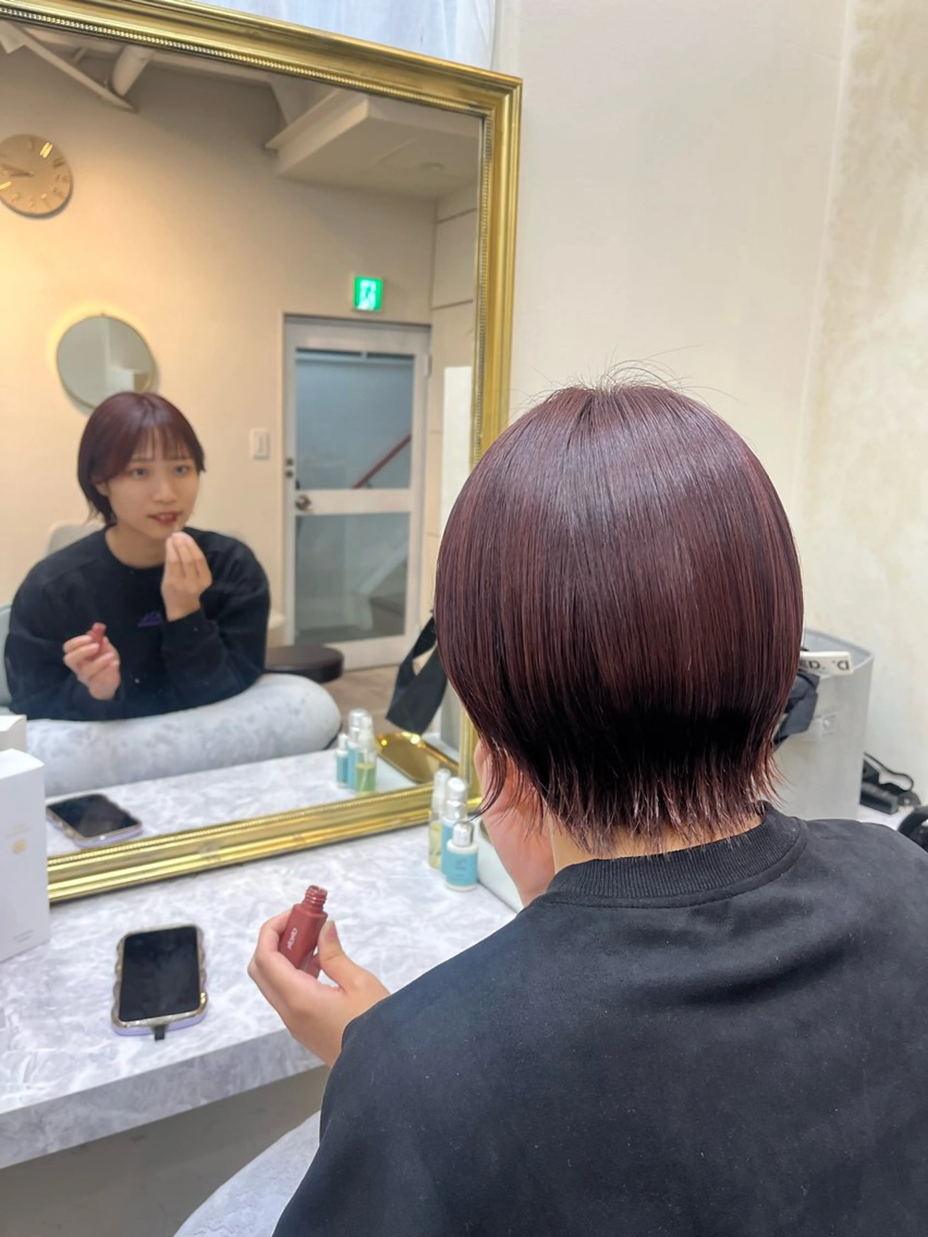 ショート カラー カット ヘアカラー 佐藤 瑚碧のヘアスタイル