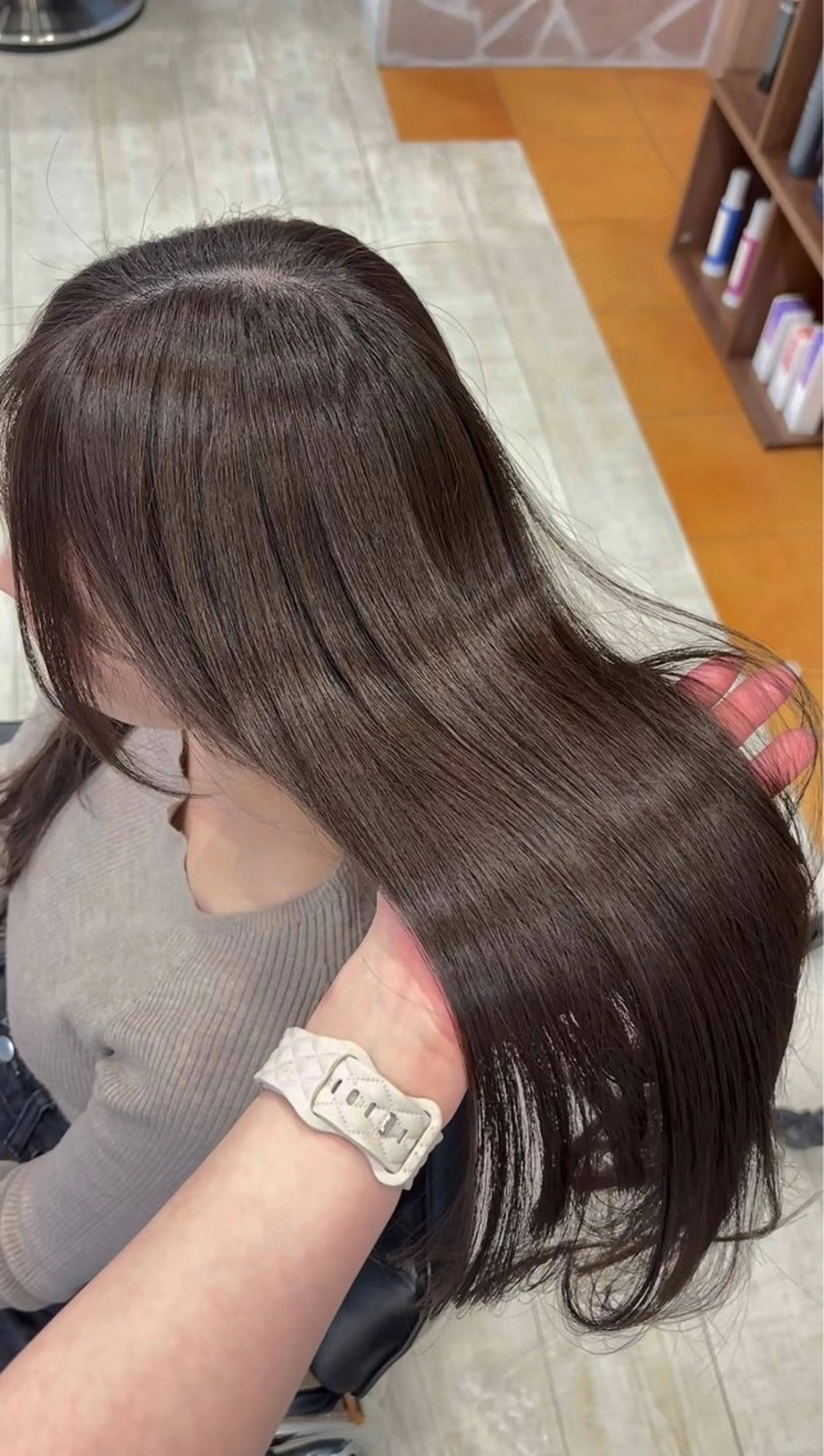 ロング カット ヘアカラー トリートメント 梅田/髪質改善× 艶カラー💎miyuのヘアスタイル