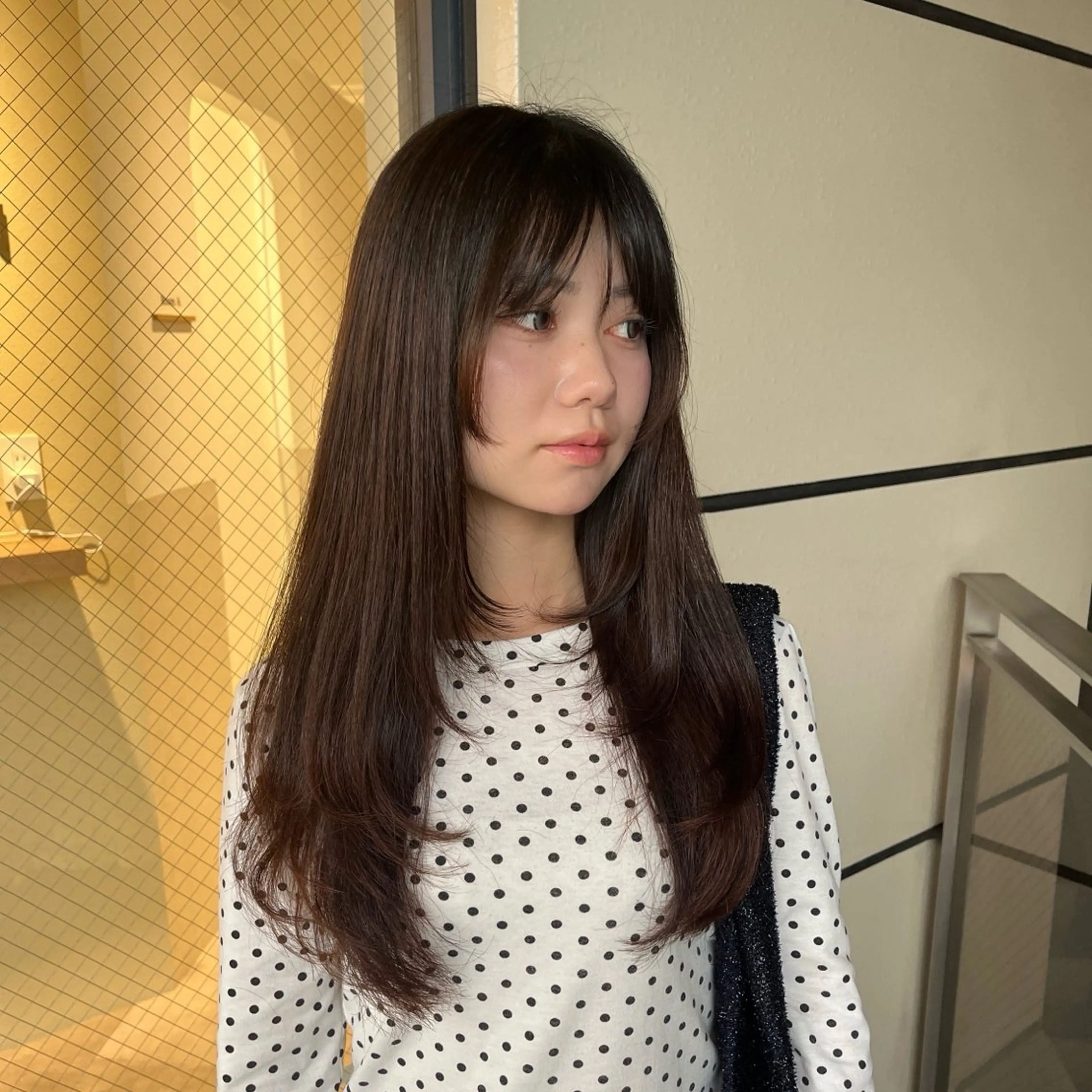 ロング カラー ベージュカラー ブリーチ 透明感カラー ダブルカラー レイヤーカット カット ヘアカラー トリートメント 髪質改善カラー/ボブ 🌻Mutsumiのヘアスタイル
