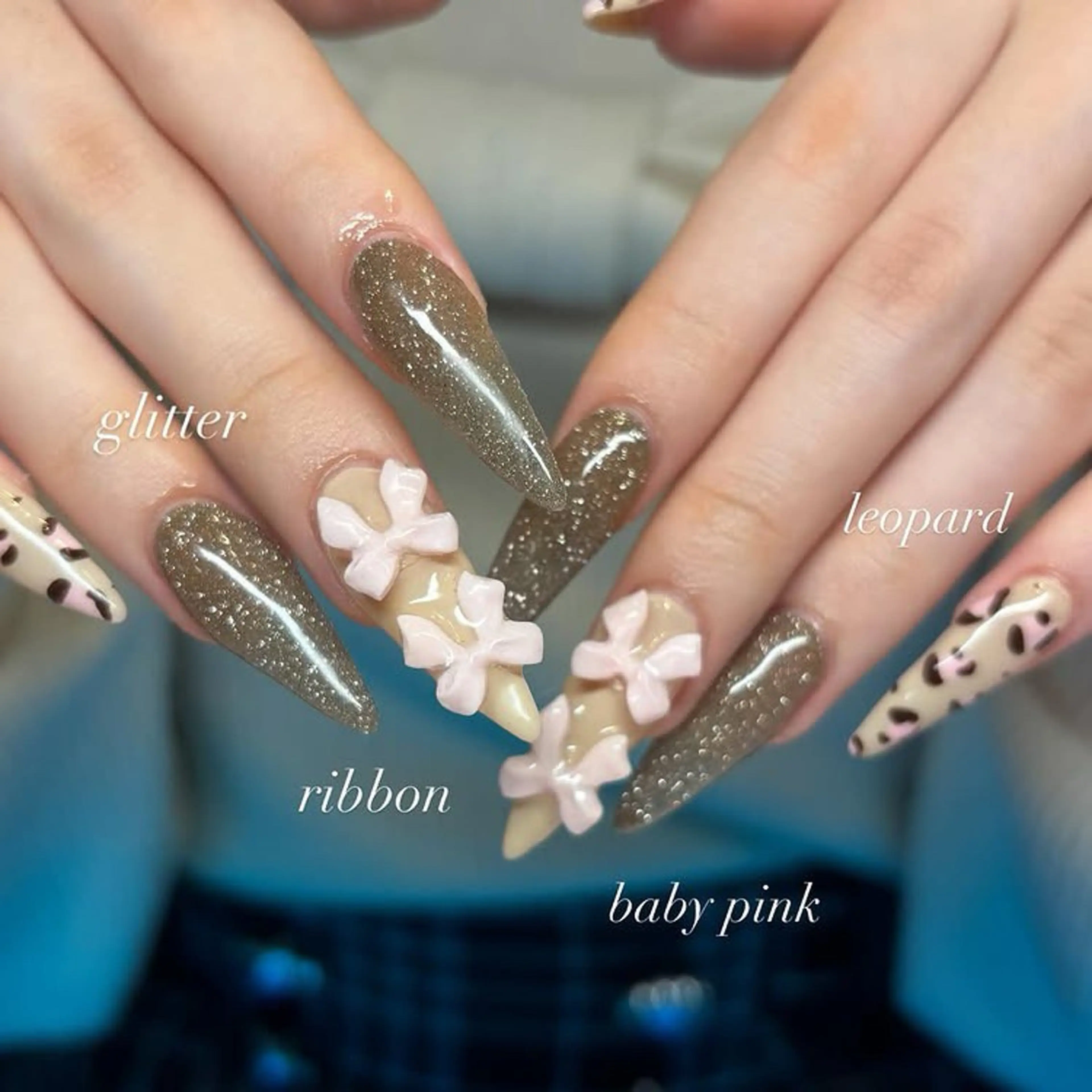 ネイル 倫実/スカルプ /ガーリー/個性派のネイルデザイン