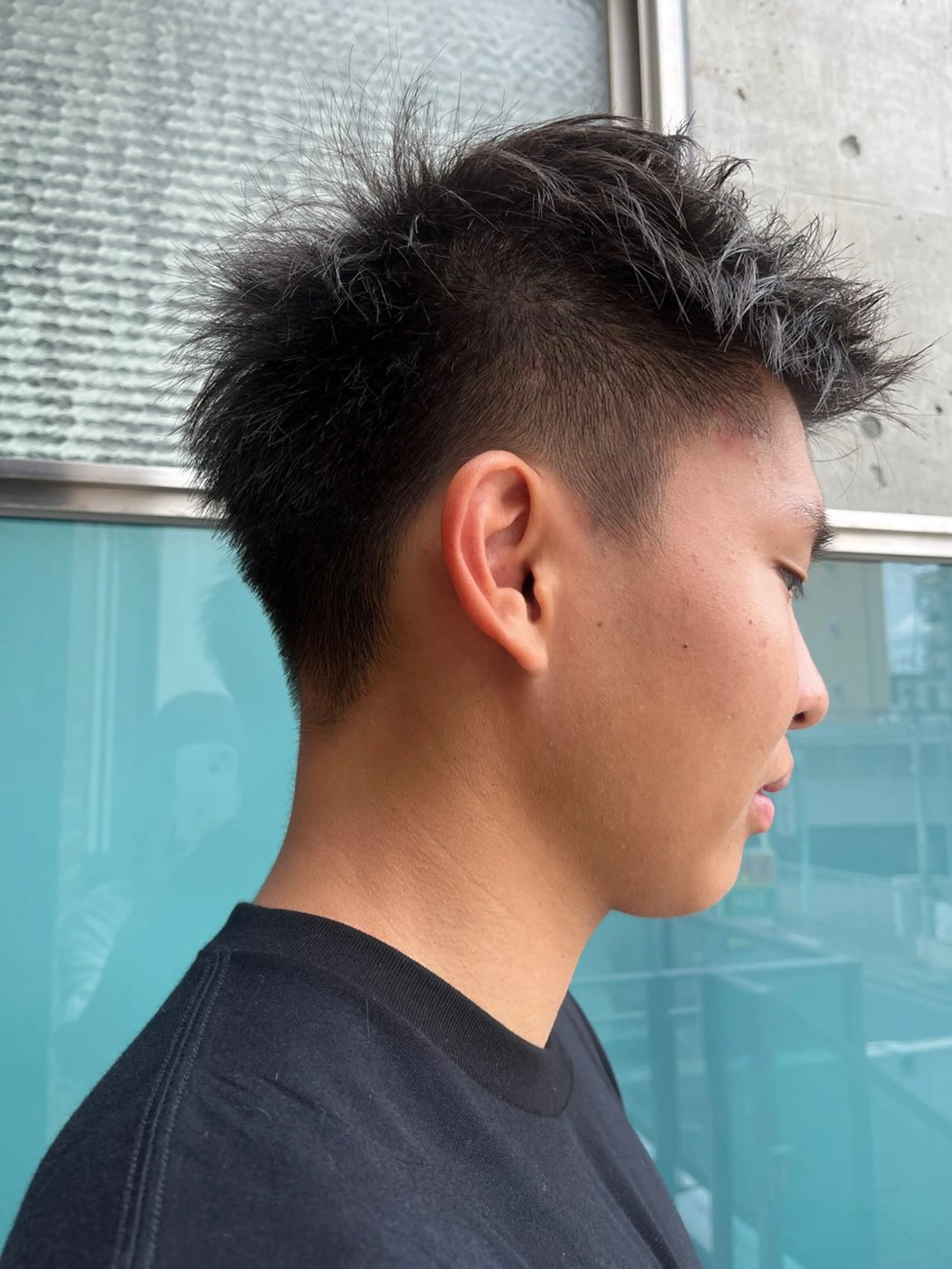 ショート カラー メンズ カット トリートメント ヘッドスパ 久木原 ゆりのヘアスタイル