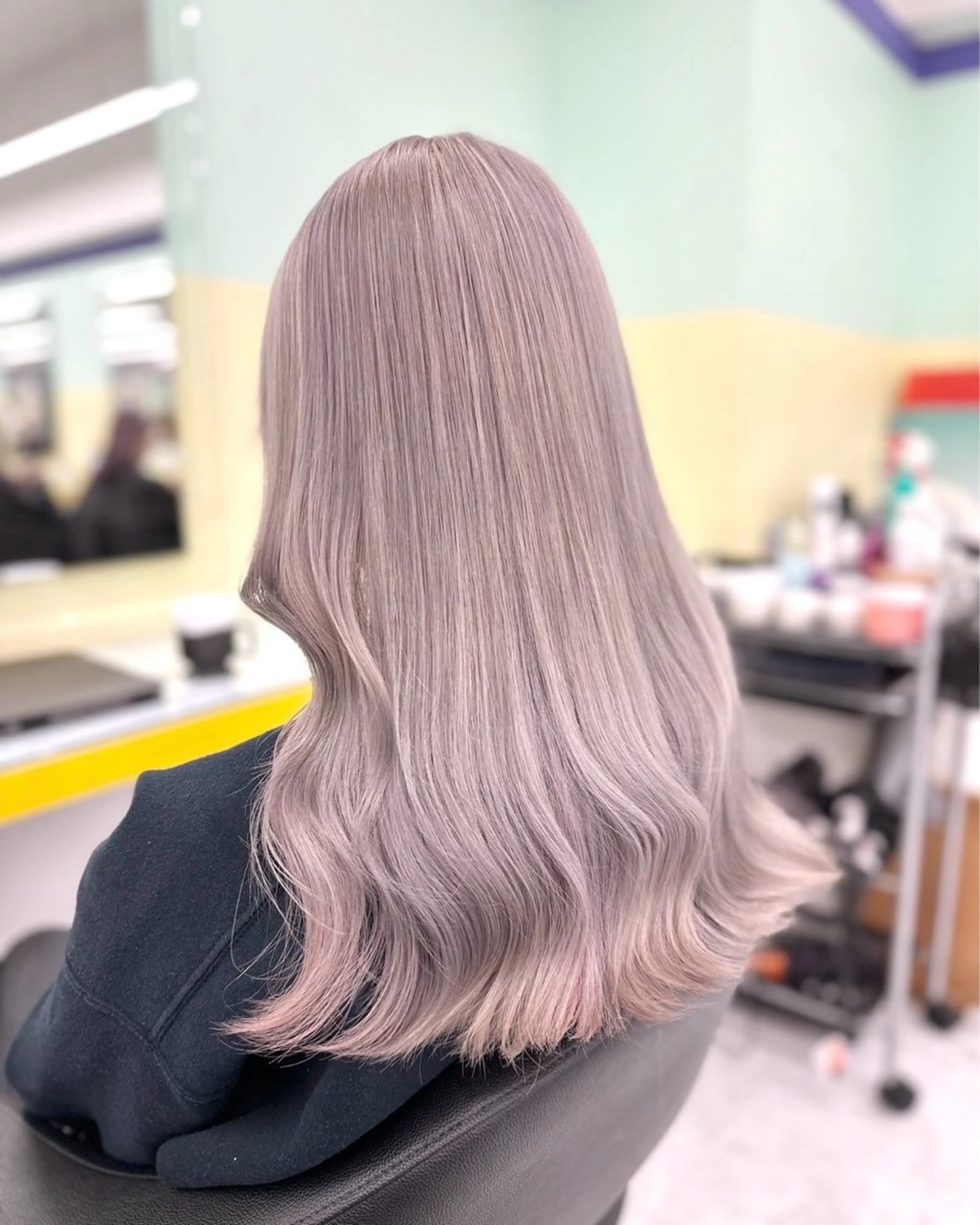 ロング ヘアカラー ツヤ髪ハイトーン💖 💫Hikaru💫のヘアスタイル