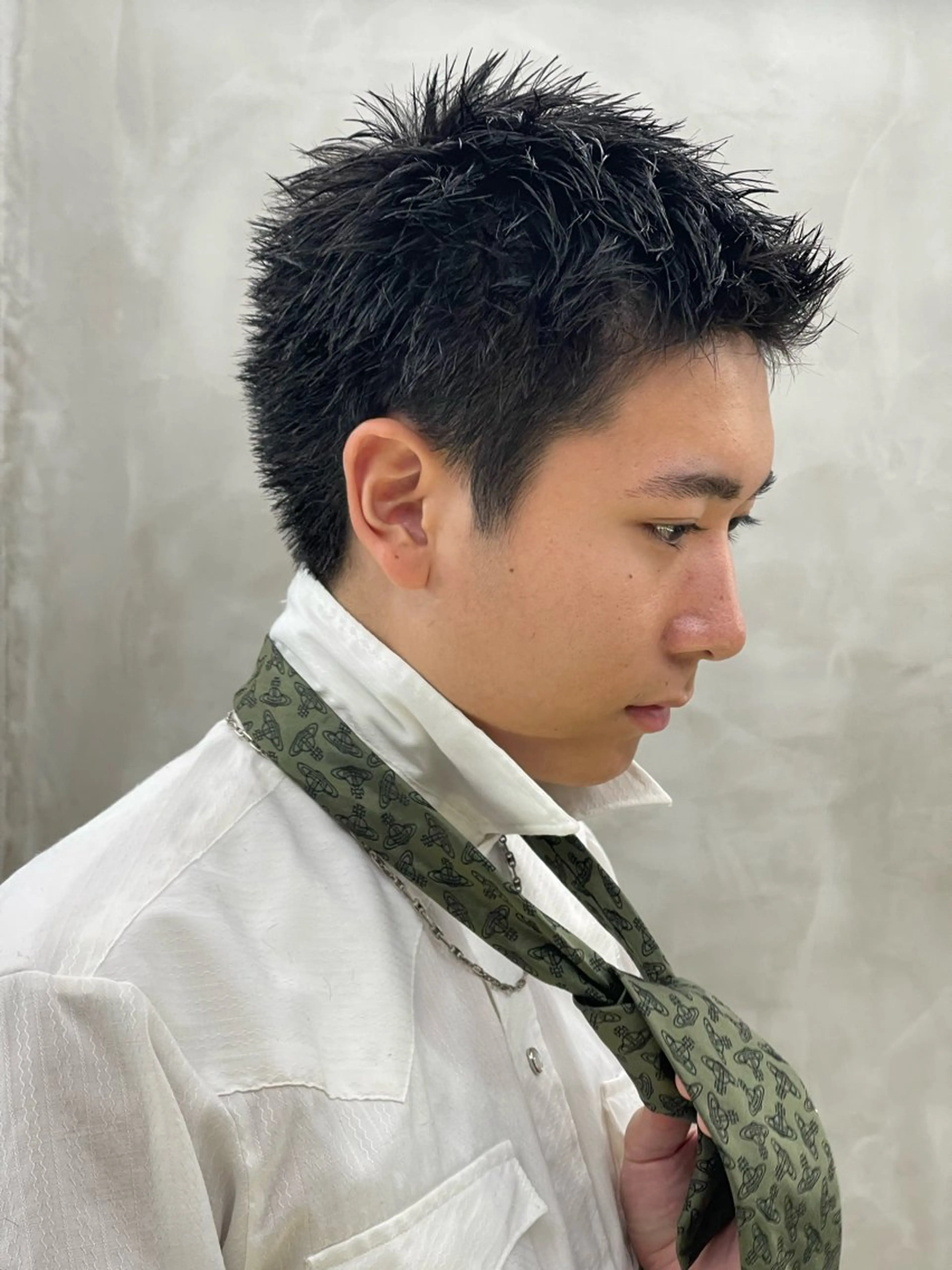 メンズ メンズカット パーマ[佐橋]のヘアスタイル