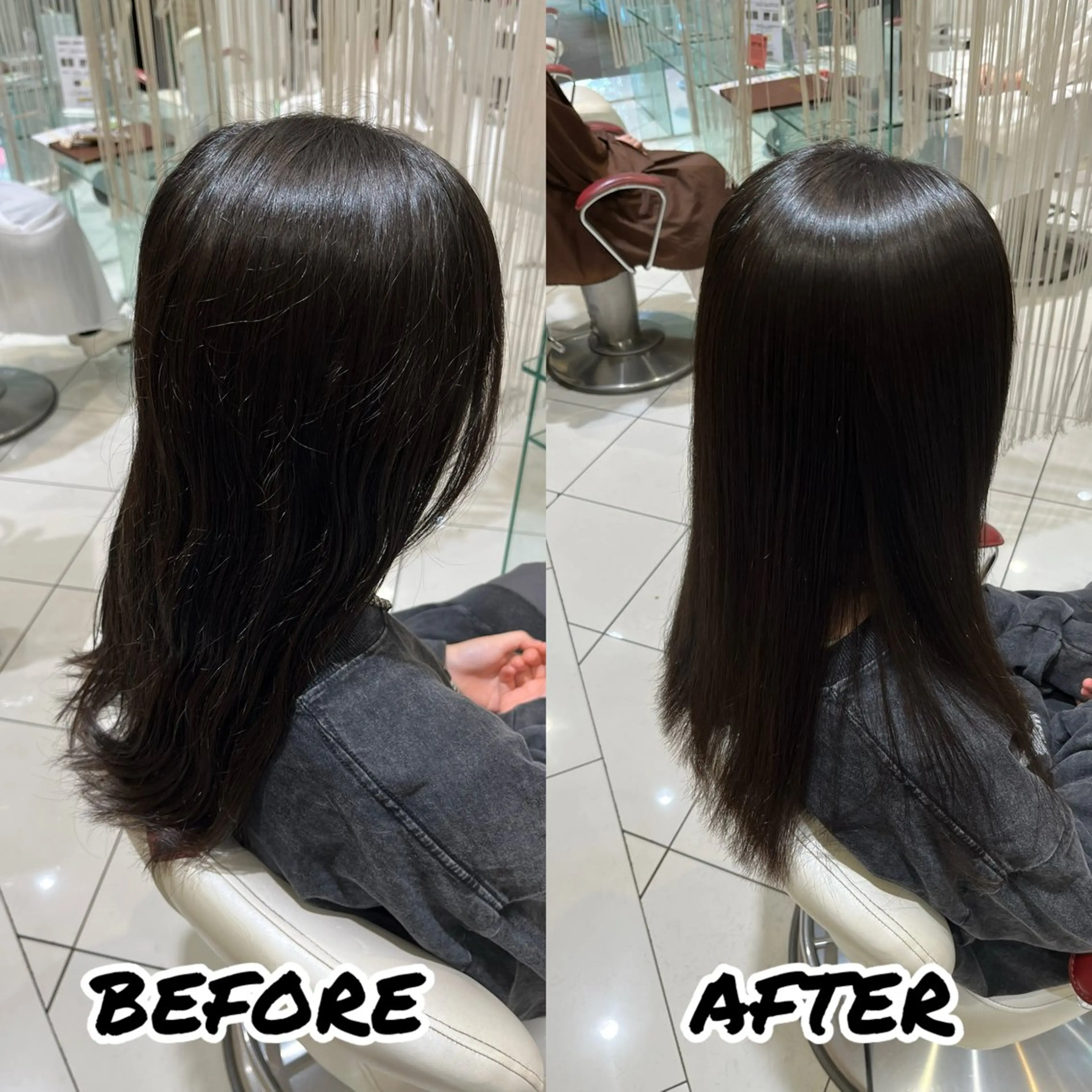 ロング 髪質改善 縮毛矯正 カット 縮毛矯正 トリートメント 髪質改善美容師 鈴木のヘアスタイル