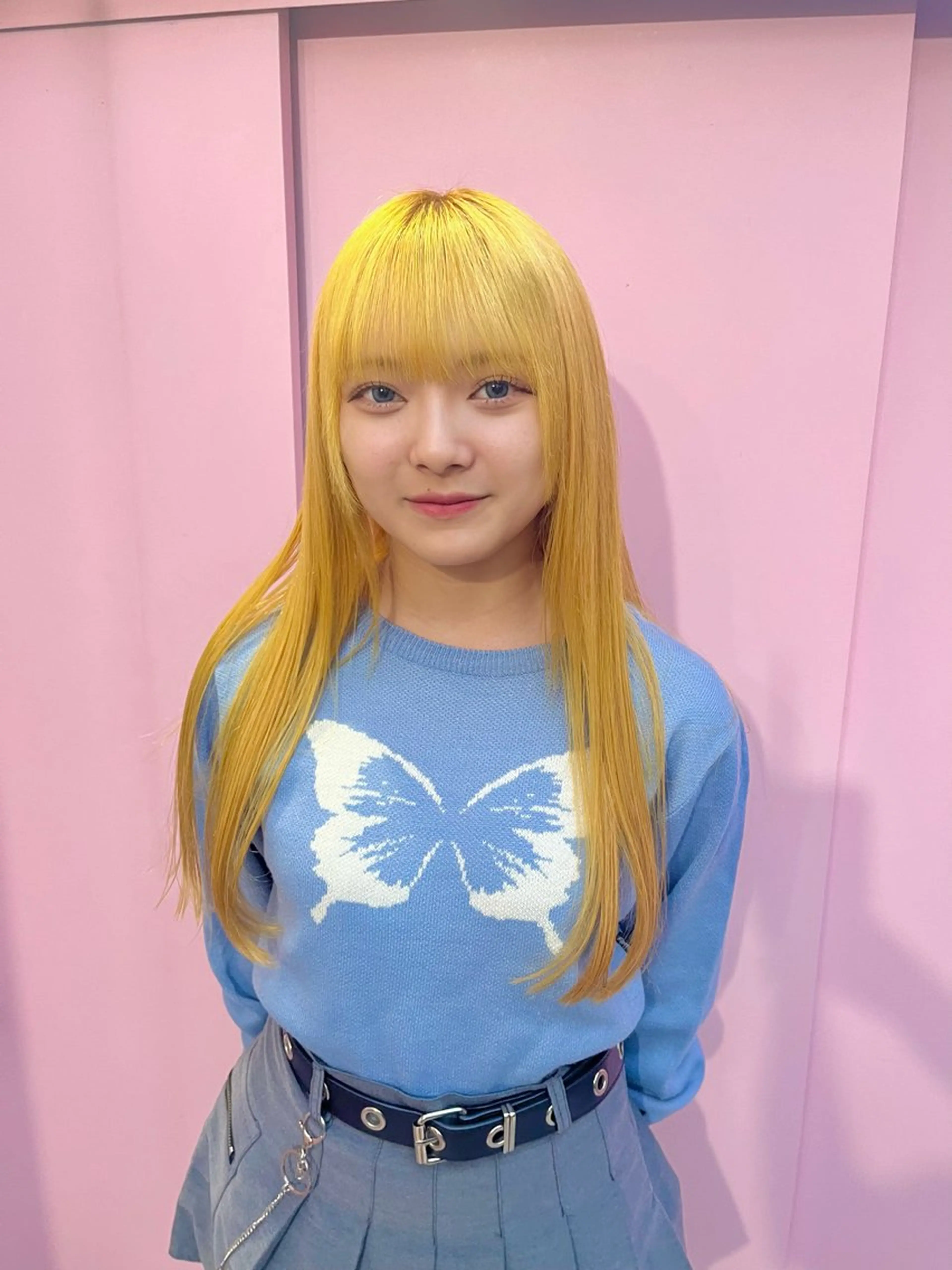 ロング カラー ヘアアレンジ カット ヘアカラー トリートメント ヘアセット 🩶【推しハイトーン 】yuzu🩶のヘアスタイル