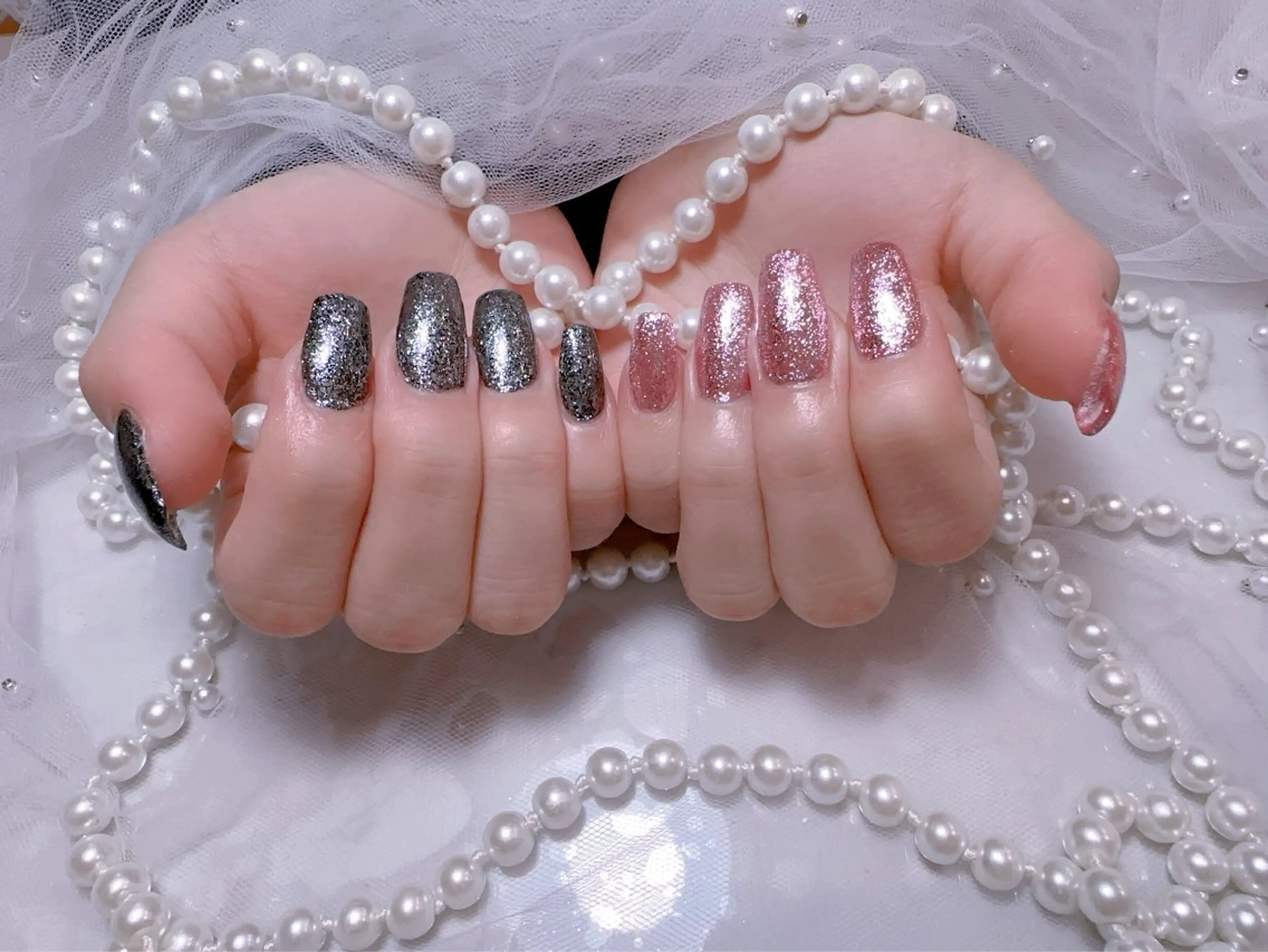 ネイル 長さ出し ワンカラーネイル ネイルチップ You&Me Miyuのネイルデザイン