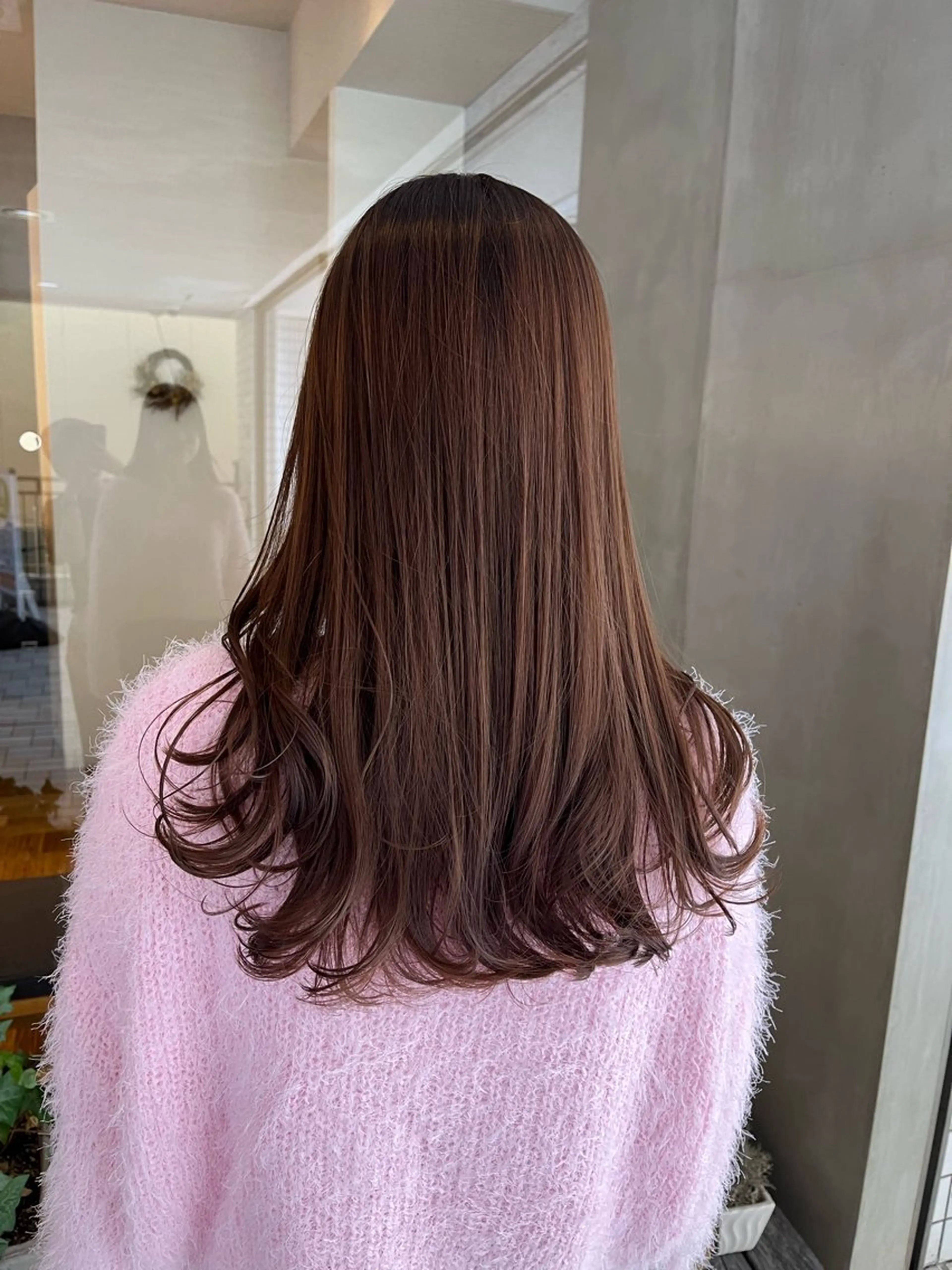 ロング 田中 結月のヘアスタイル