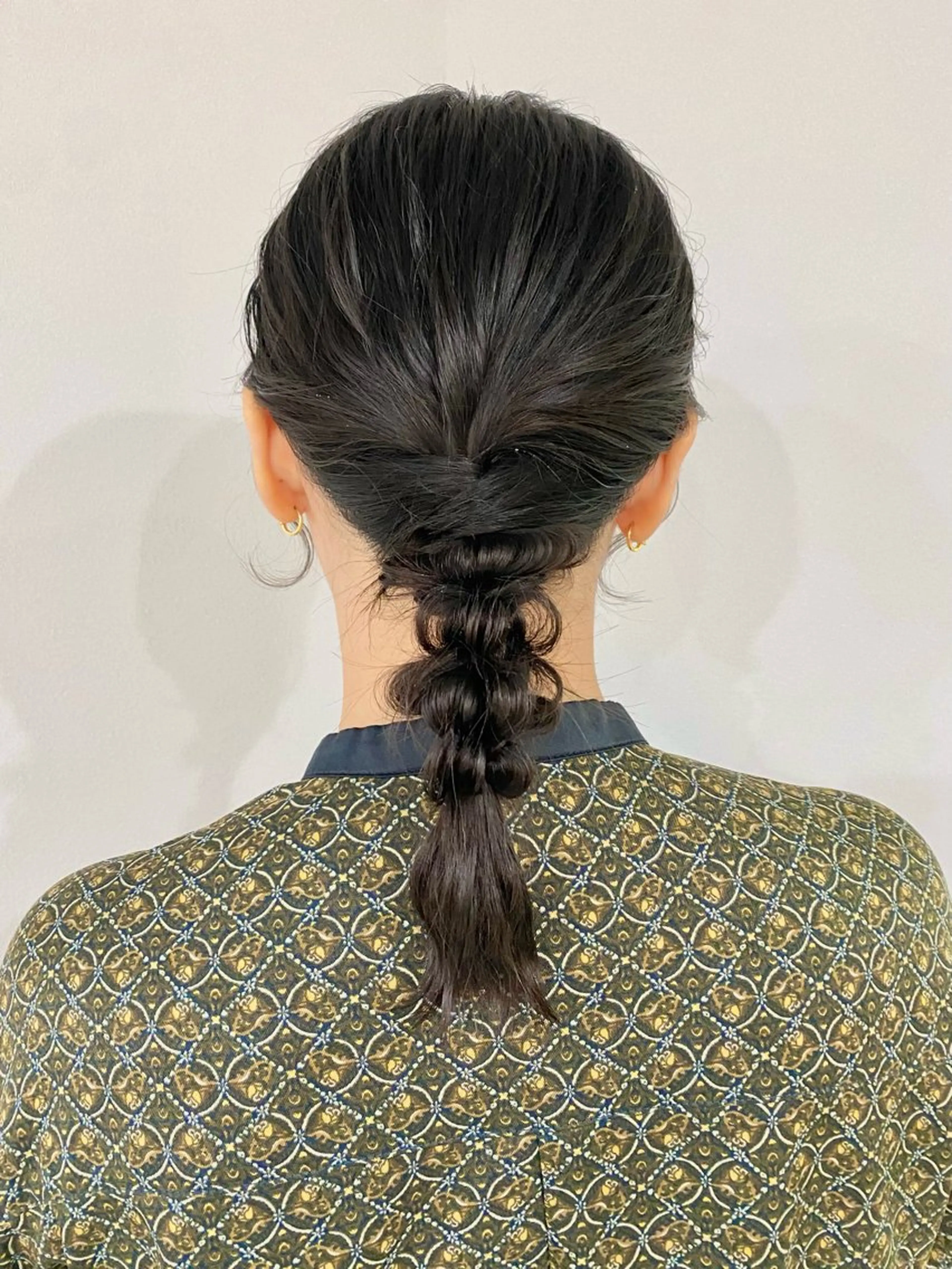 ヘアセット 練習モデルさん 仕上がりのお写真必須の写真