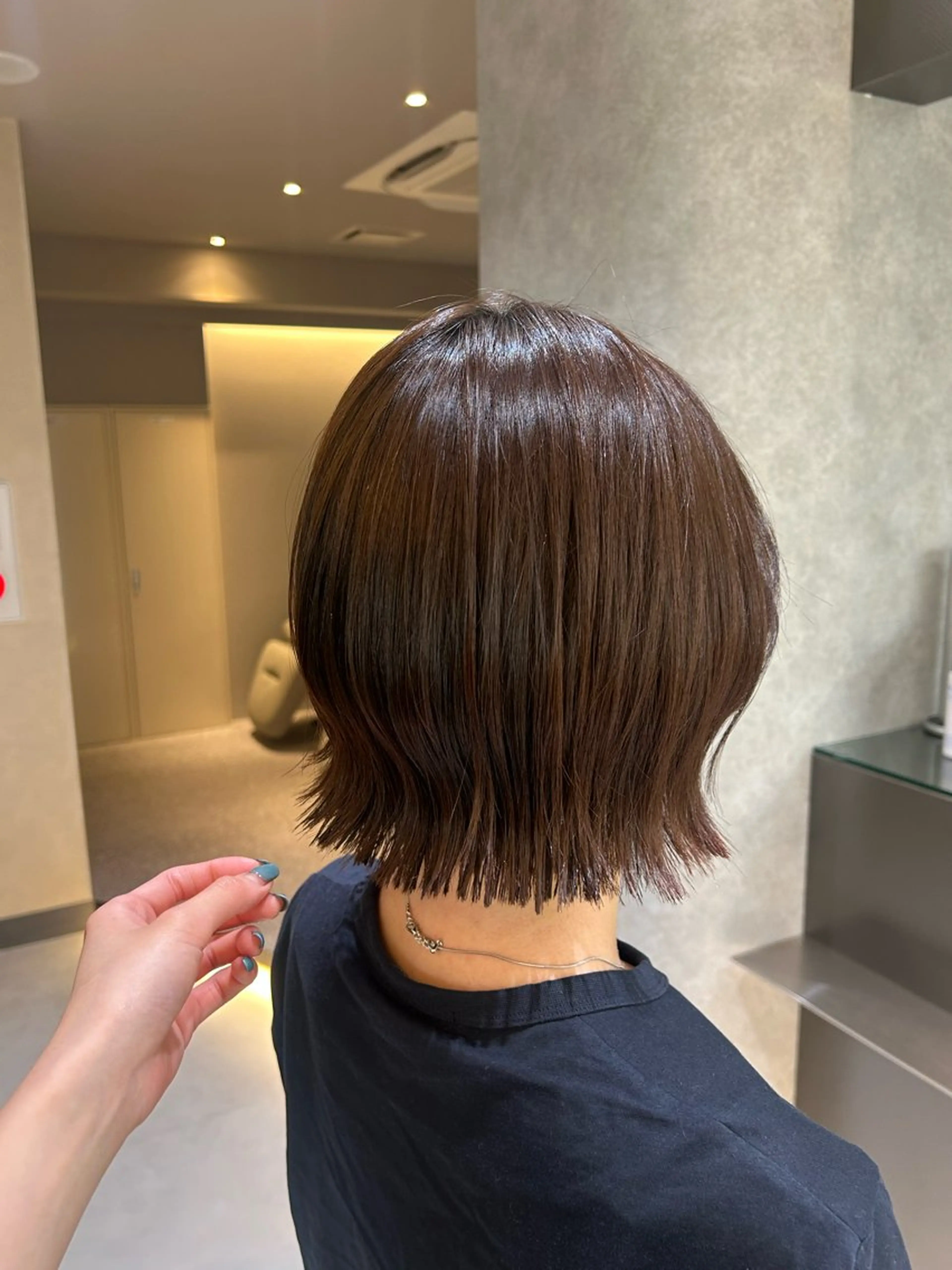 ショート ボブ レイヤーカット ボブ/ミディアム/表 参道/美容師♡ゆいかのヘアスタイル