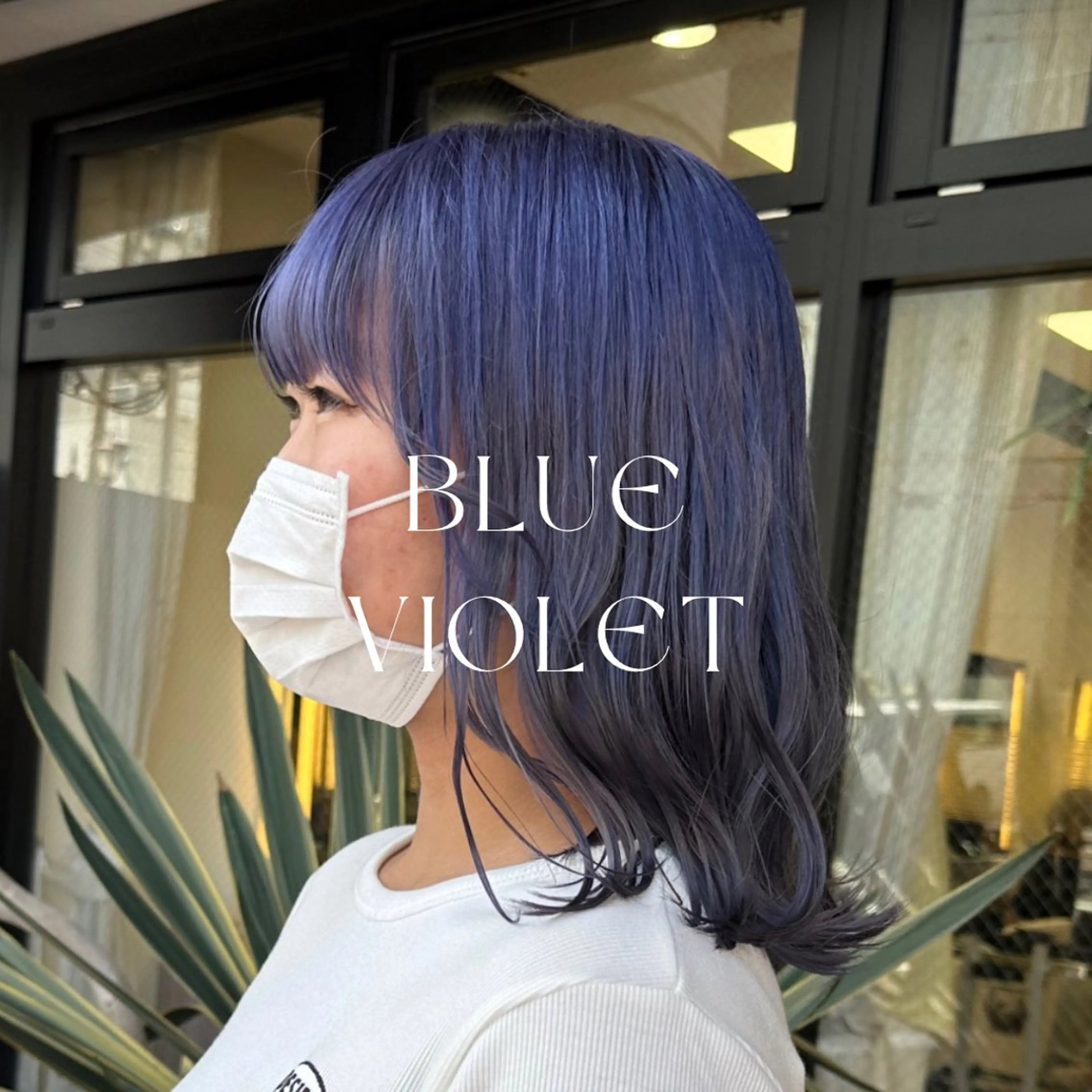 ミディアム カラー ハイトーン/暖色/ 眉/メイク/Rinaのヘアスタイル