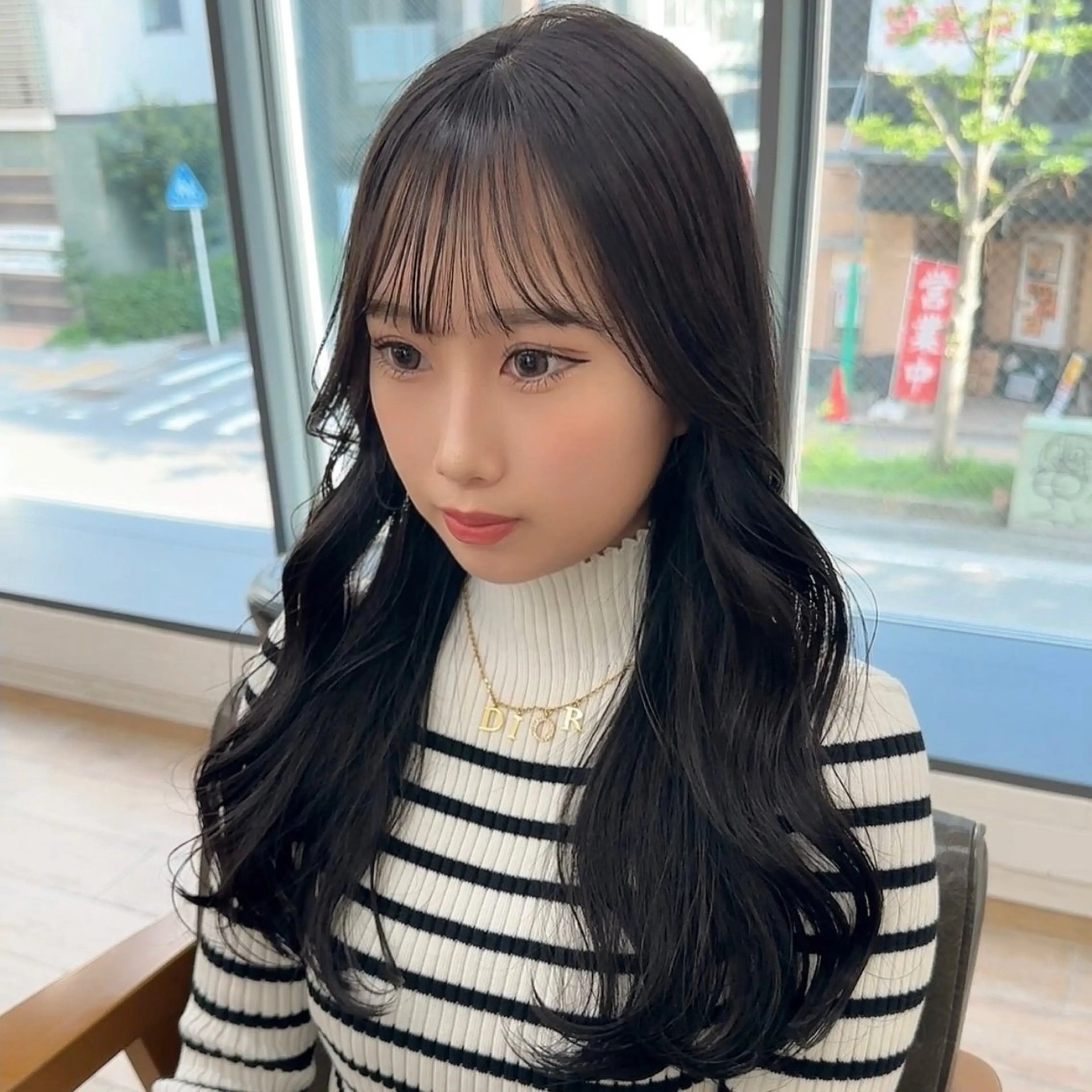 ロング 美髪縮毛矯正🫧 艶カラー/スズカのヘアスタイル