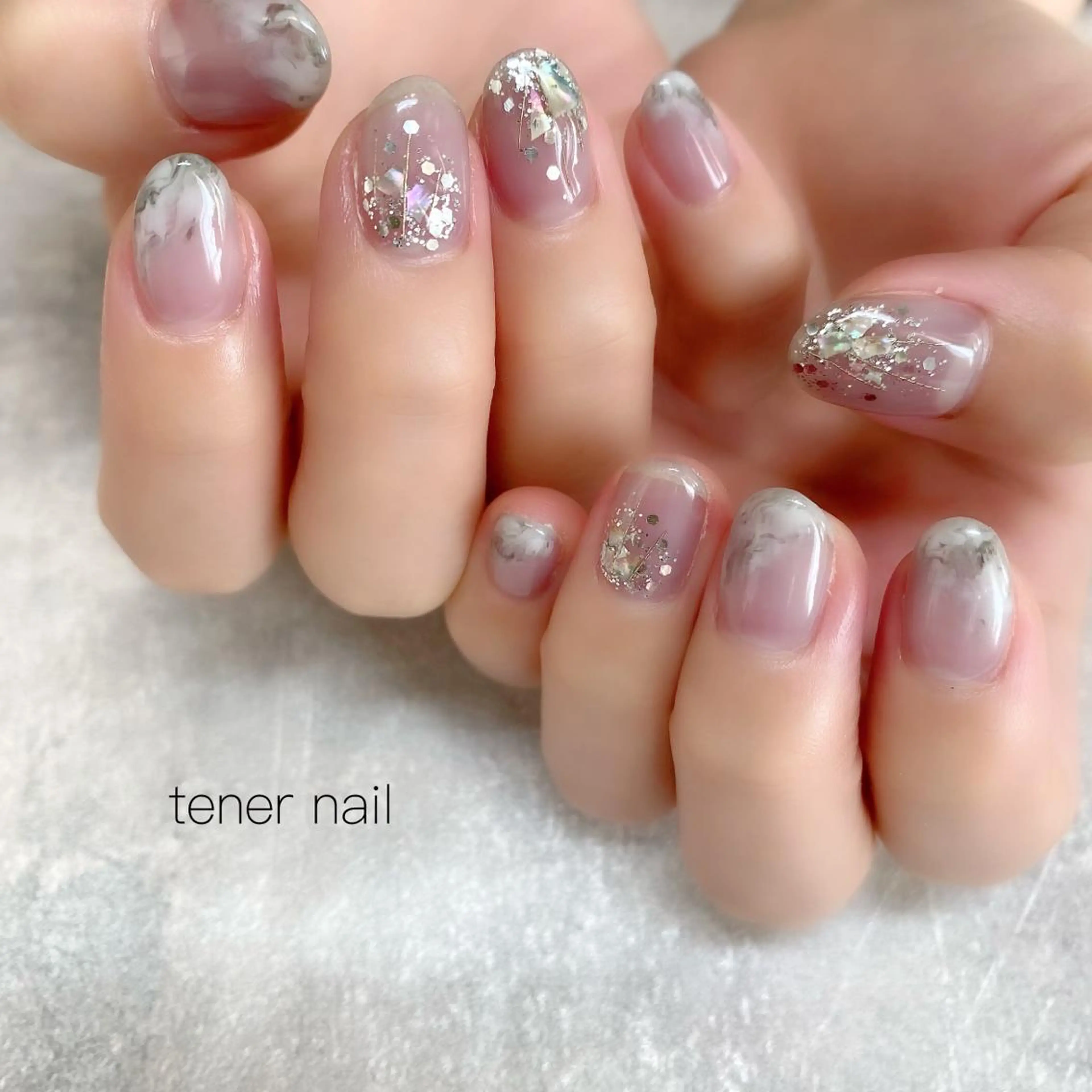 ネイル キラキラネイル テネルネイル tener nailのネイルデザイン