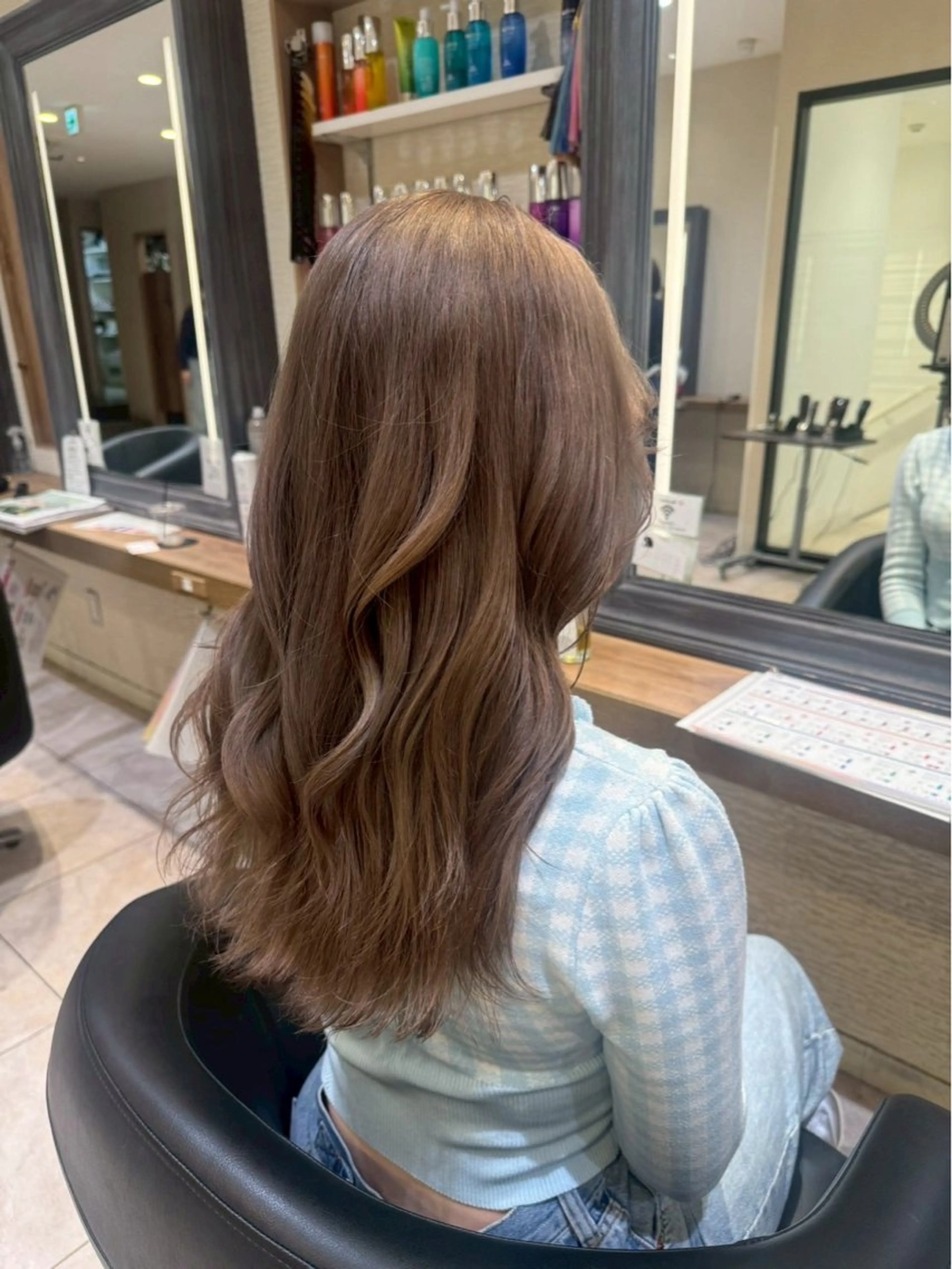 ロング 海外風/ ハイトーン🇺🇸のヘアスタイル