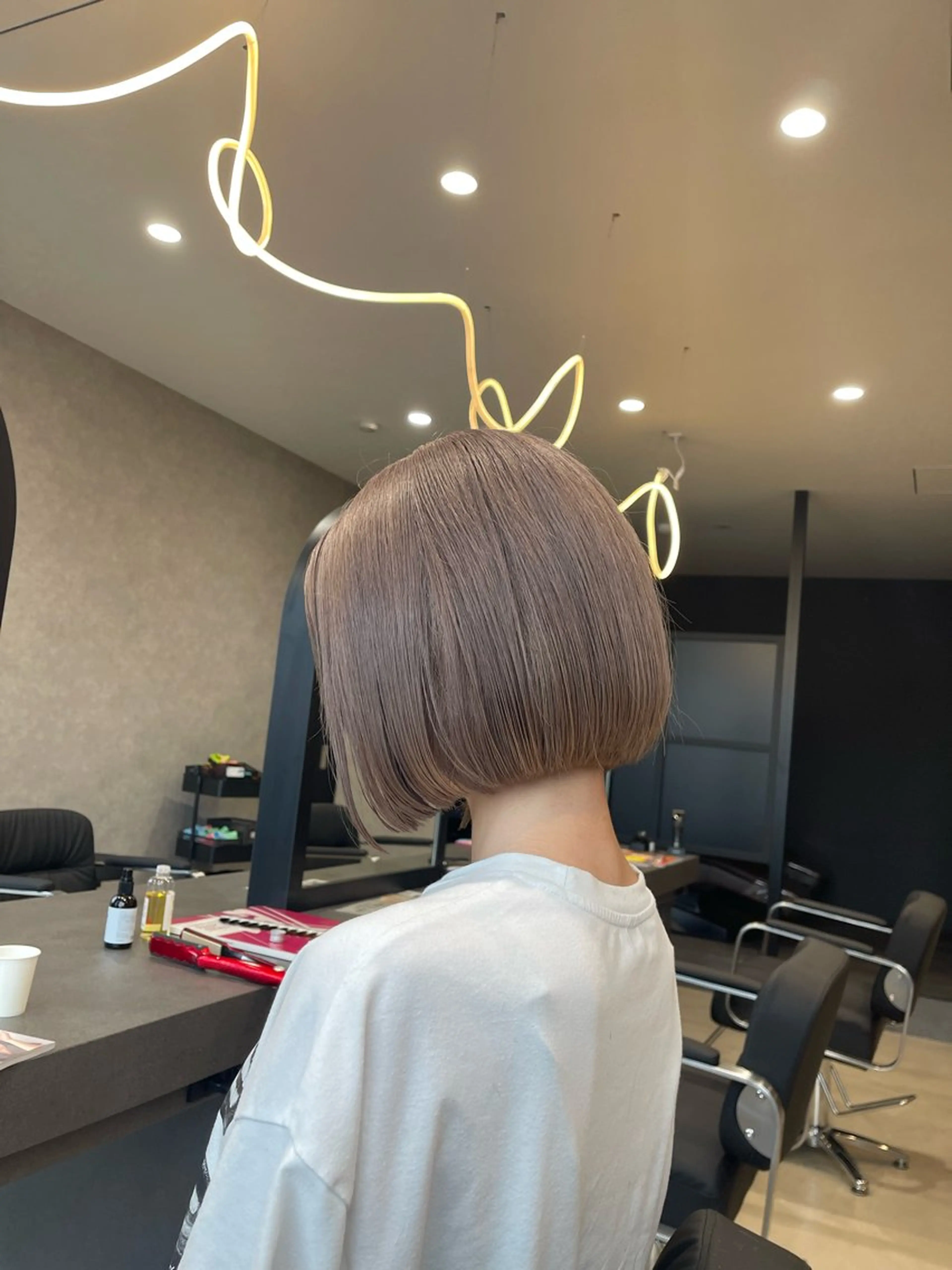 ミディアム カラー Lafithhair lov. 福山駅家店のヘアスタイル