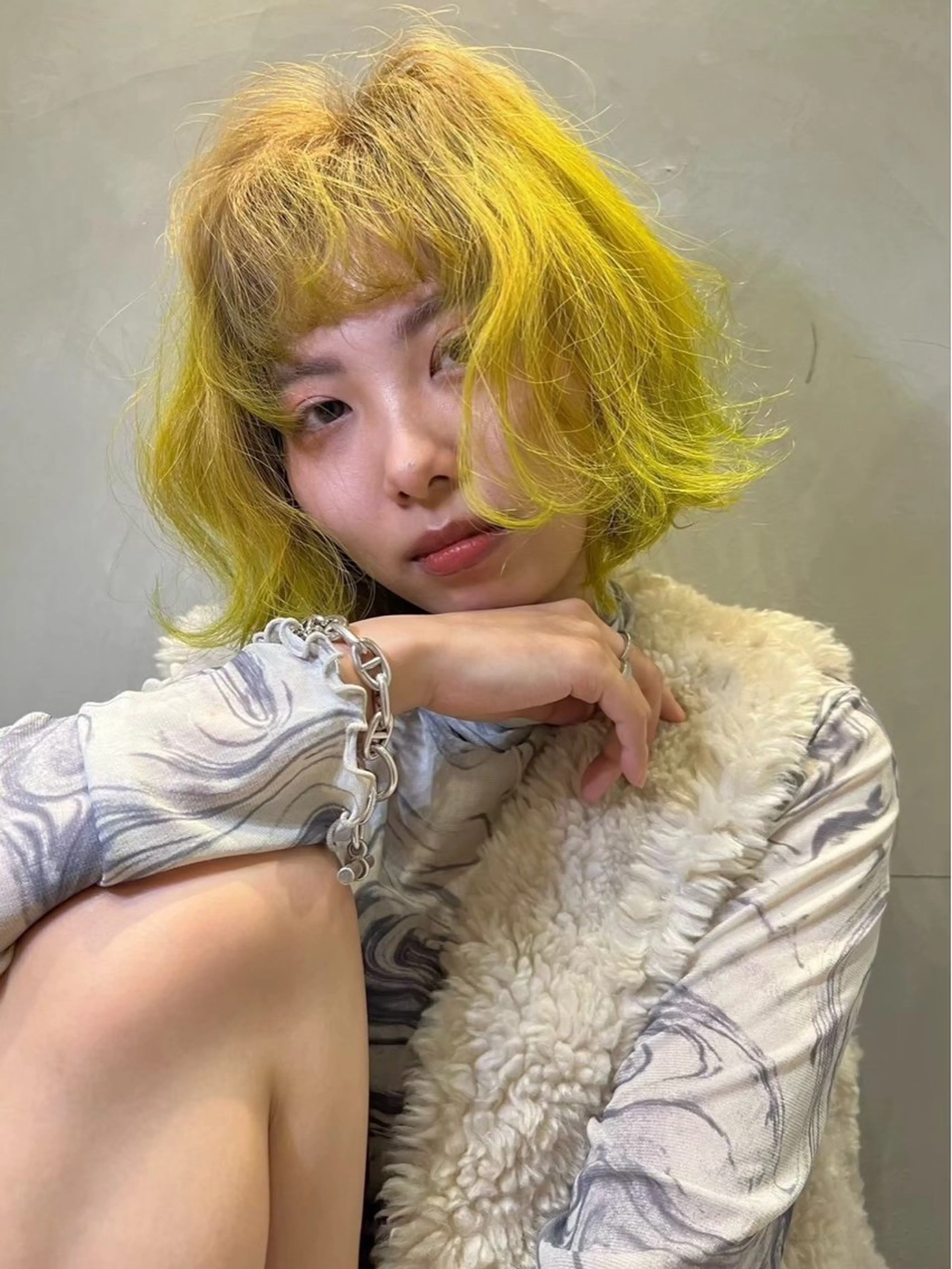 ショート ブリーチ/ハイトーン /透明感のヘアスタイル