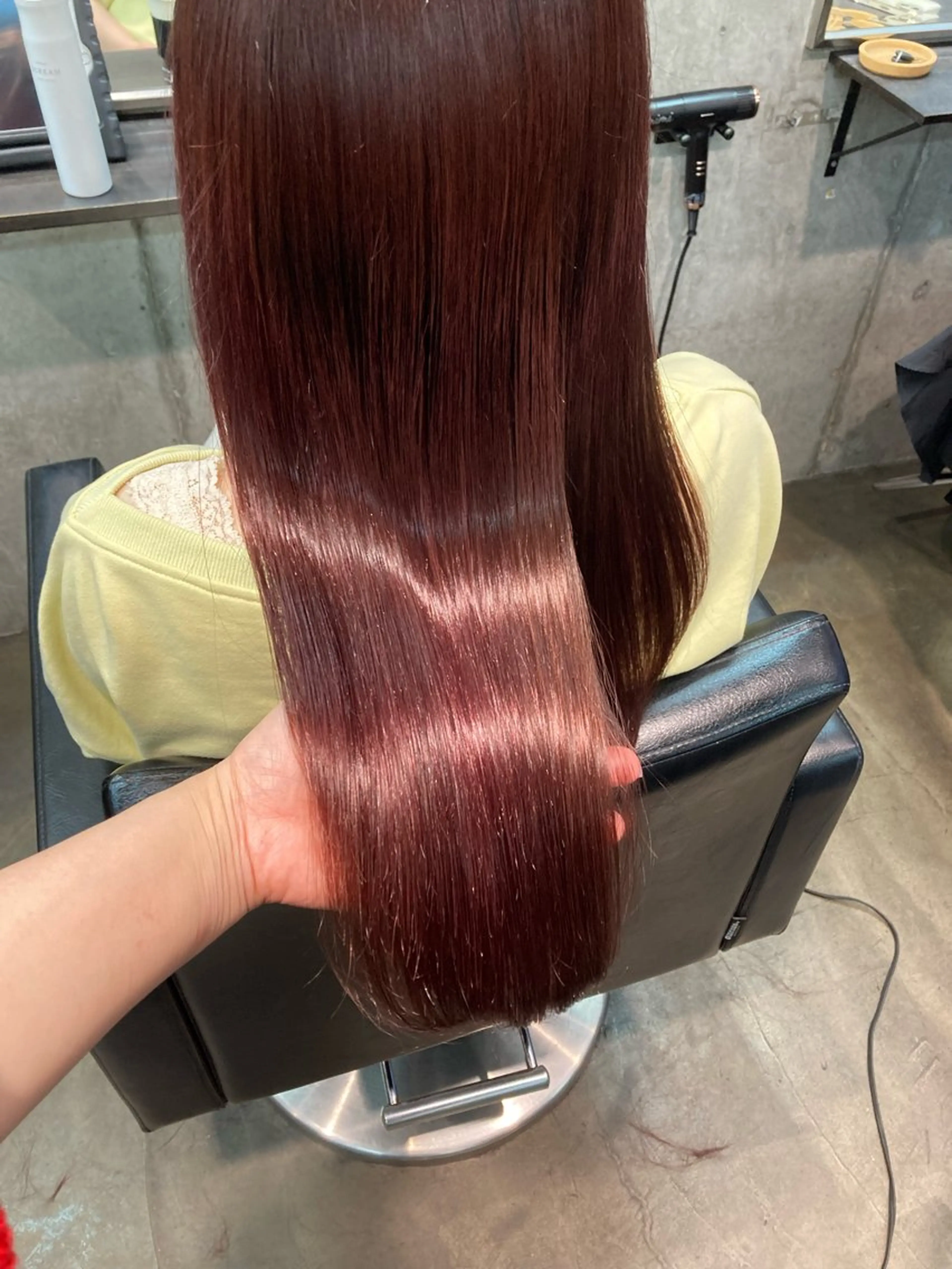 セミロング カラー ヘアカラー トリートメント ✨最安値✨エクステ カラー🌼つきな🌼のヘアスタイル