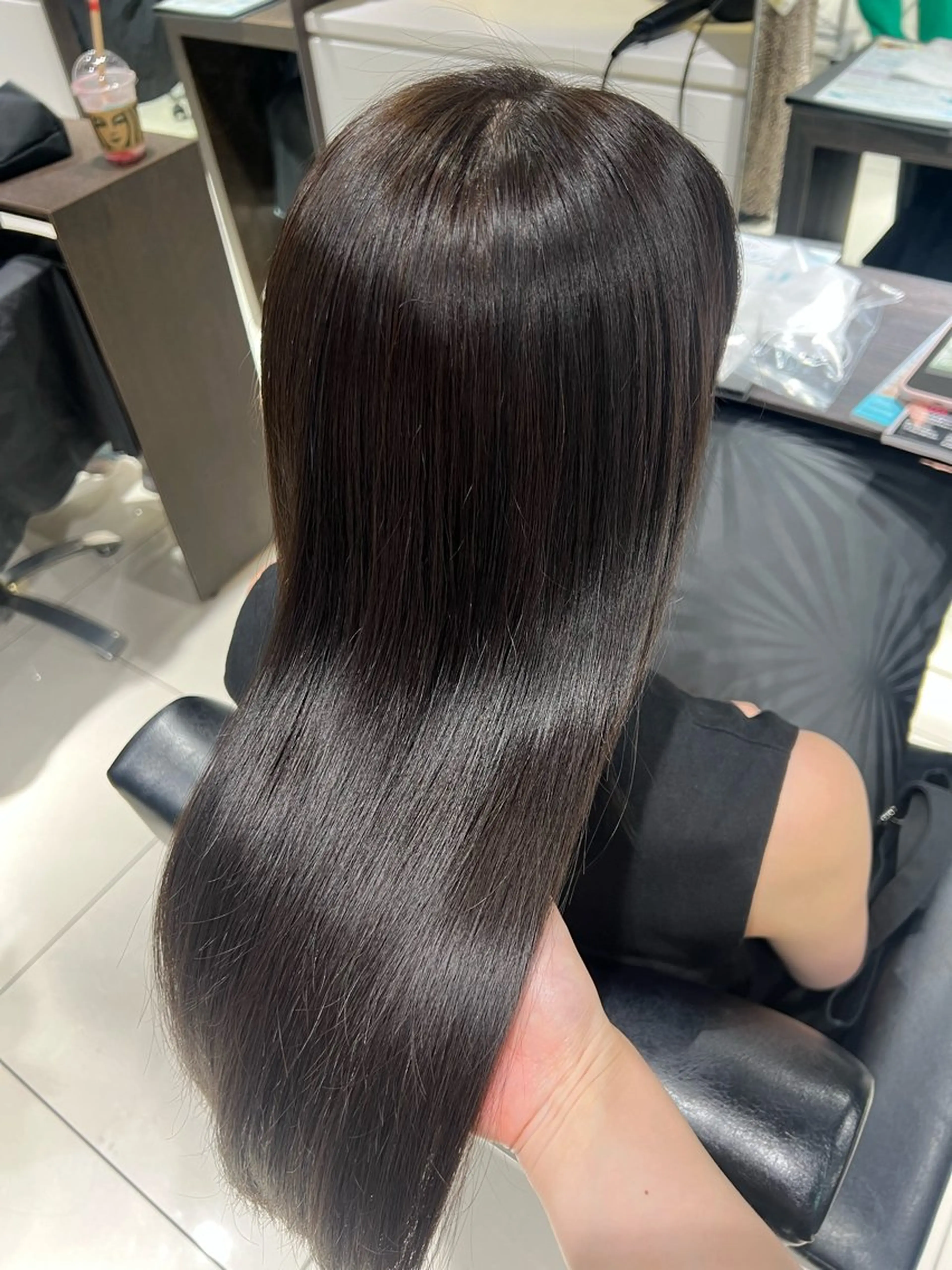 ロング カラー グレージュ 🧊🪞透明感カラー himeのヘアスタイル