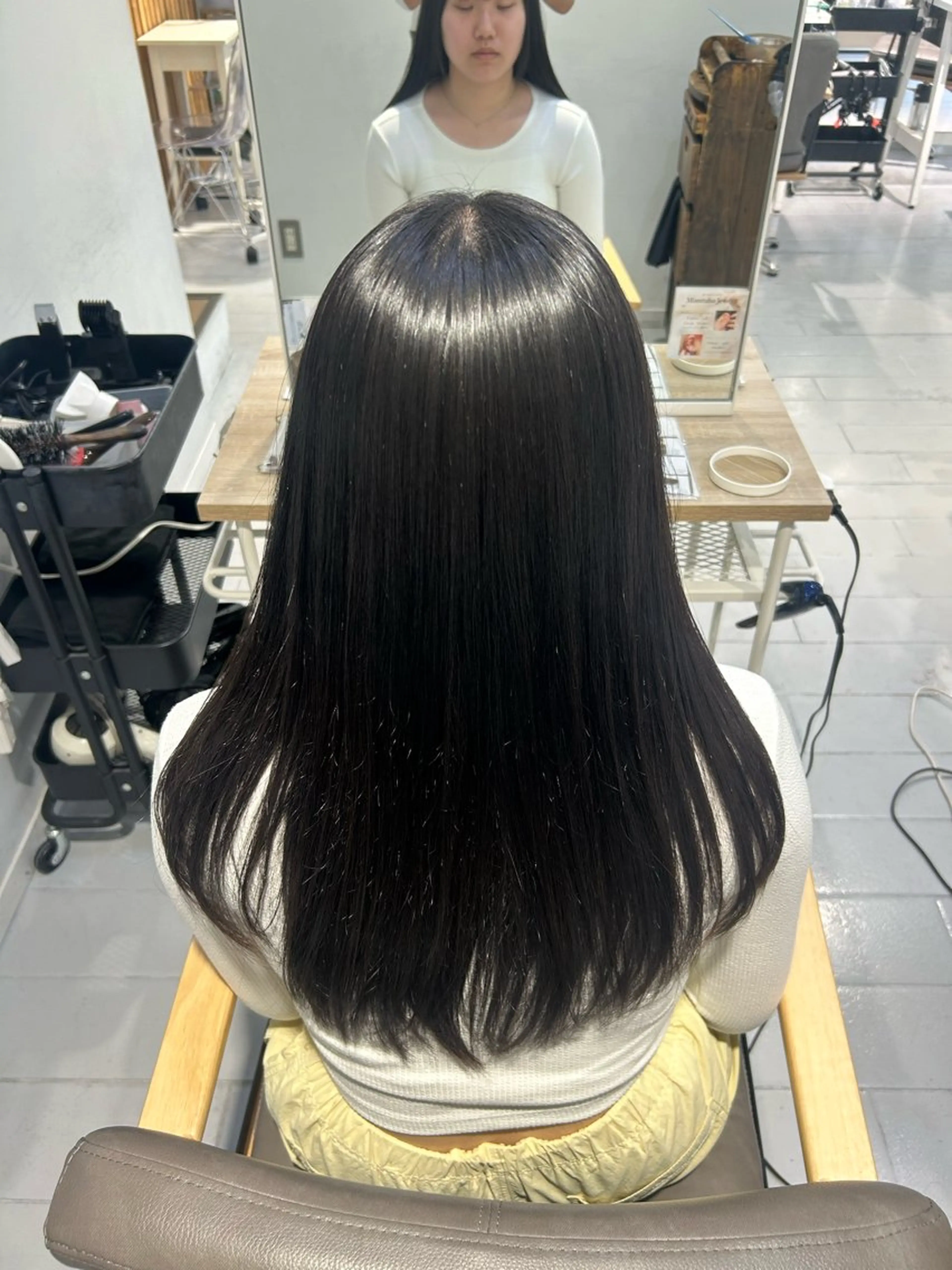 ロング 韓国ヘア ‎⟡.·KANA🐥のヘアスタイル