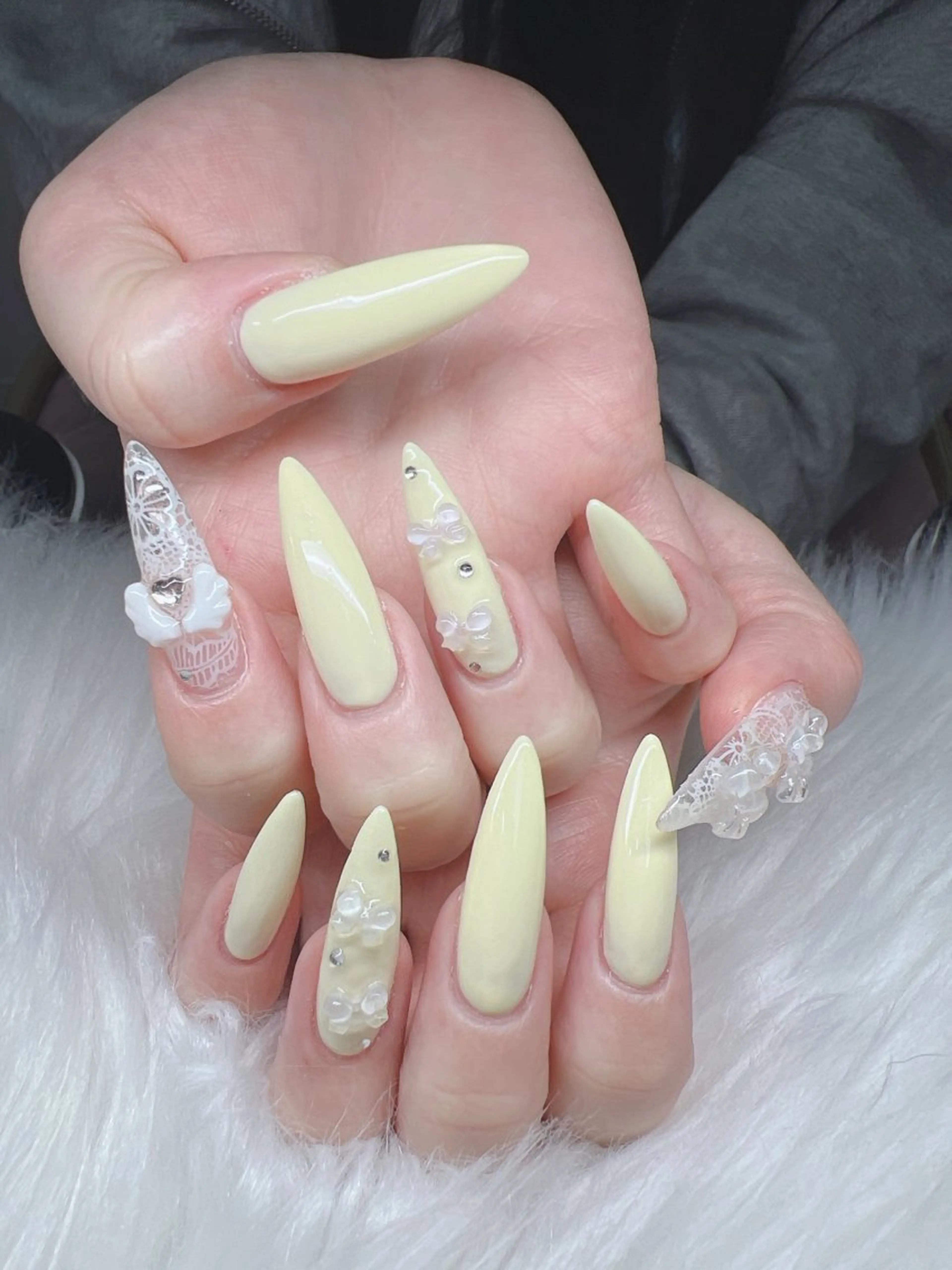 ネイル ハンドネイル Lee Nails チップ長さだし専門店のネイルデザイン