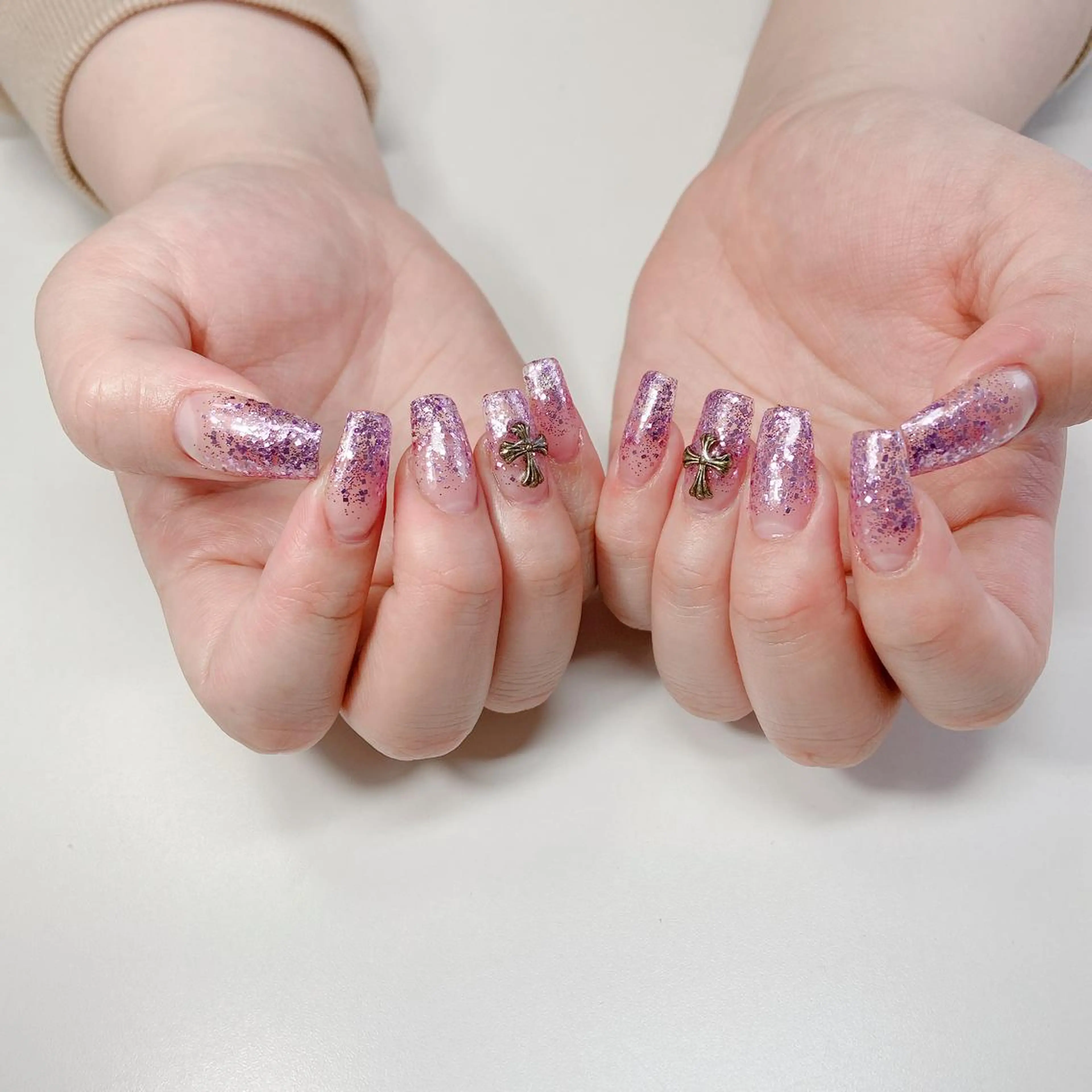 ロング ネイル ハンドネイル nailsalon REJOICEのネイルデザイン