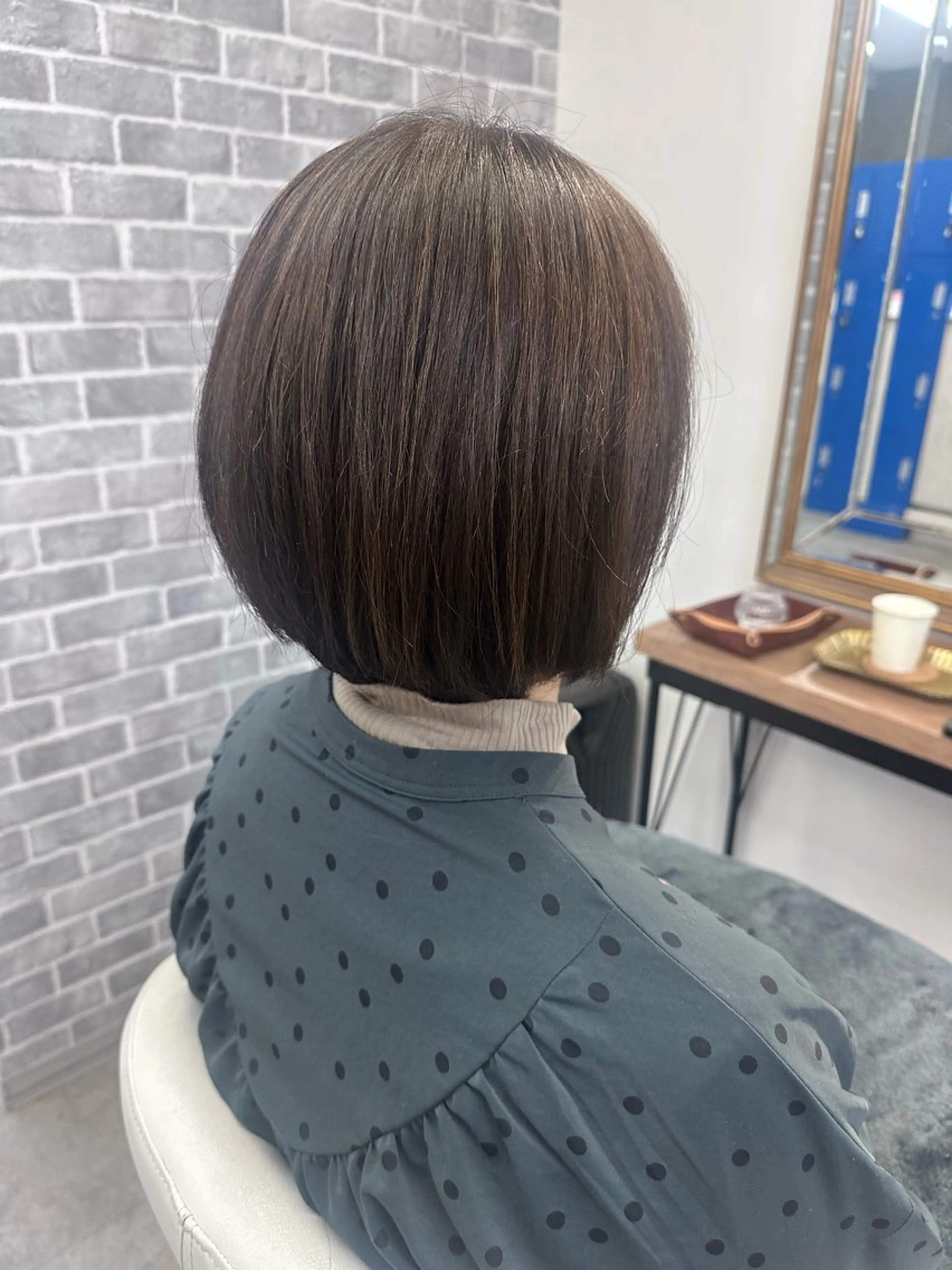 ミディアム カラー Noyヨシモト ヒロトのヘアスタイル