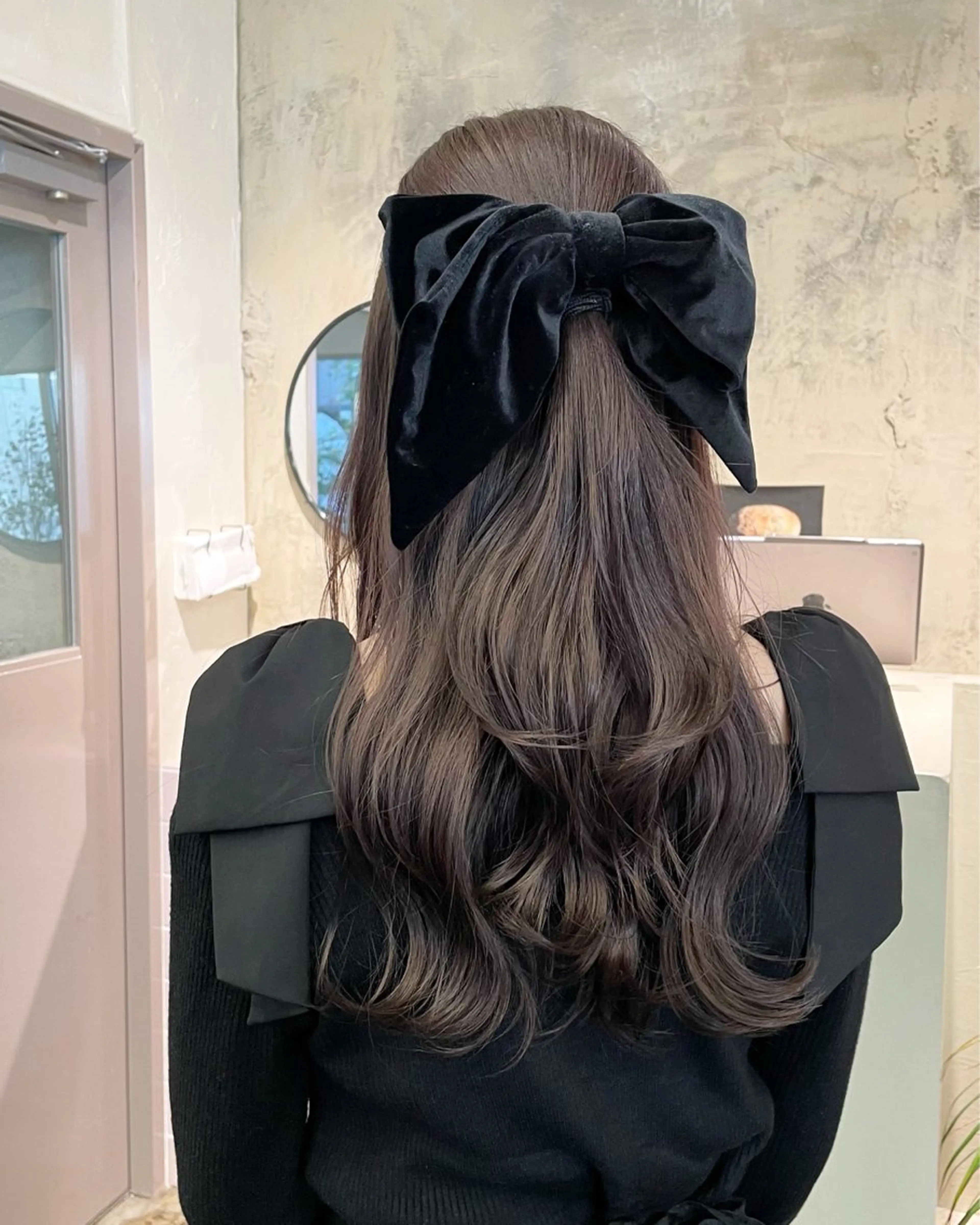 ロング ヘアアレンジ ハーフアップ ヘアカラー 美空🐇 レイヤー / 透明感カラー🩰のヘアスタイル