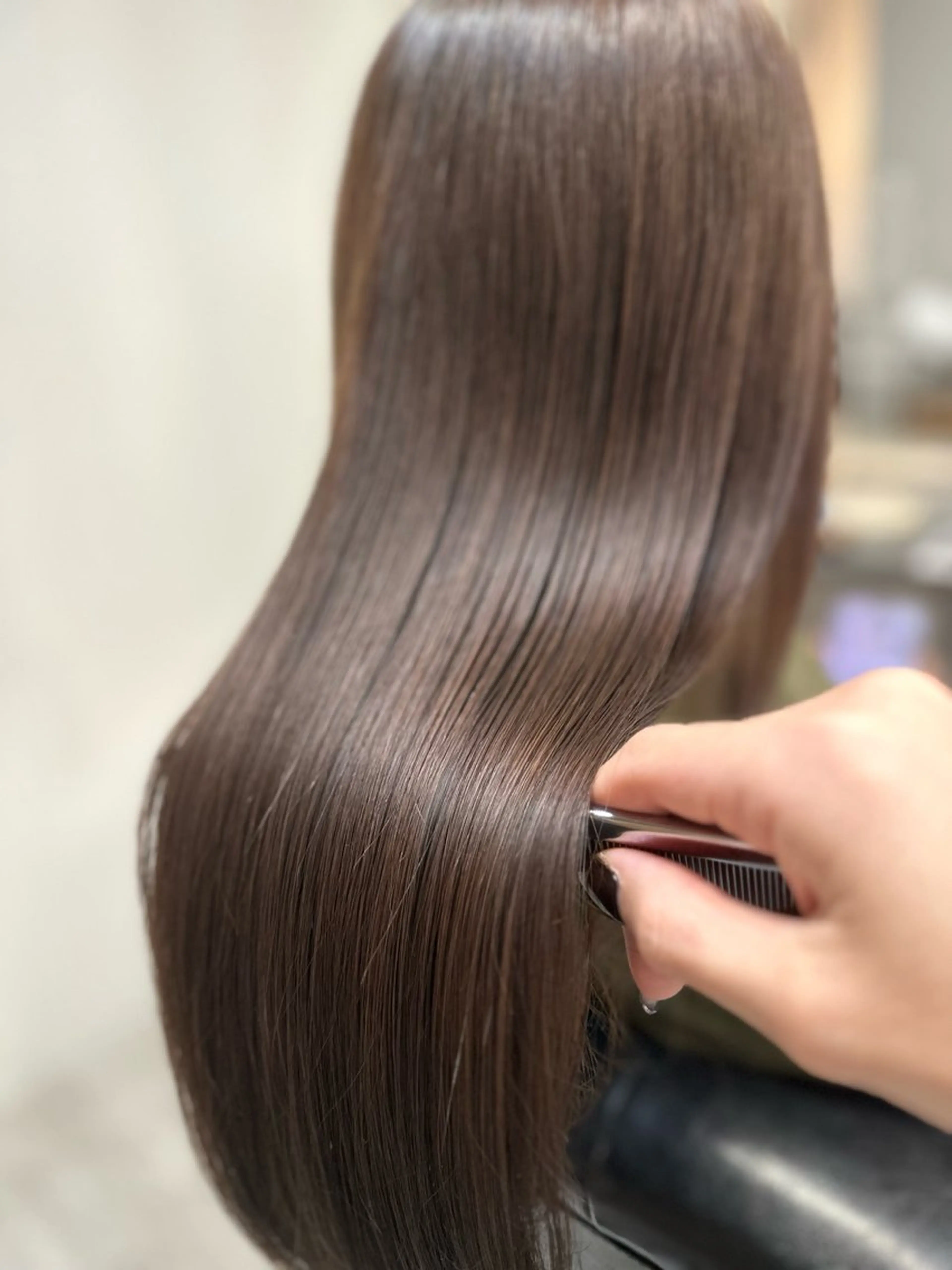 ロング カット 縮毛矯正 トリートメント 福西晃希 【艶髪・髪質改善】のヘアスタイル