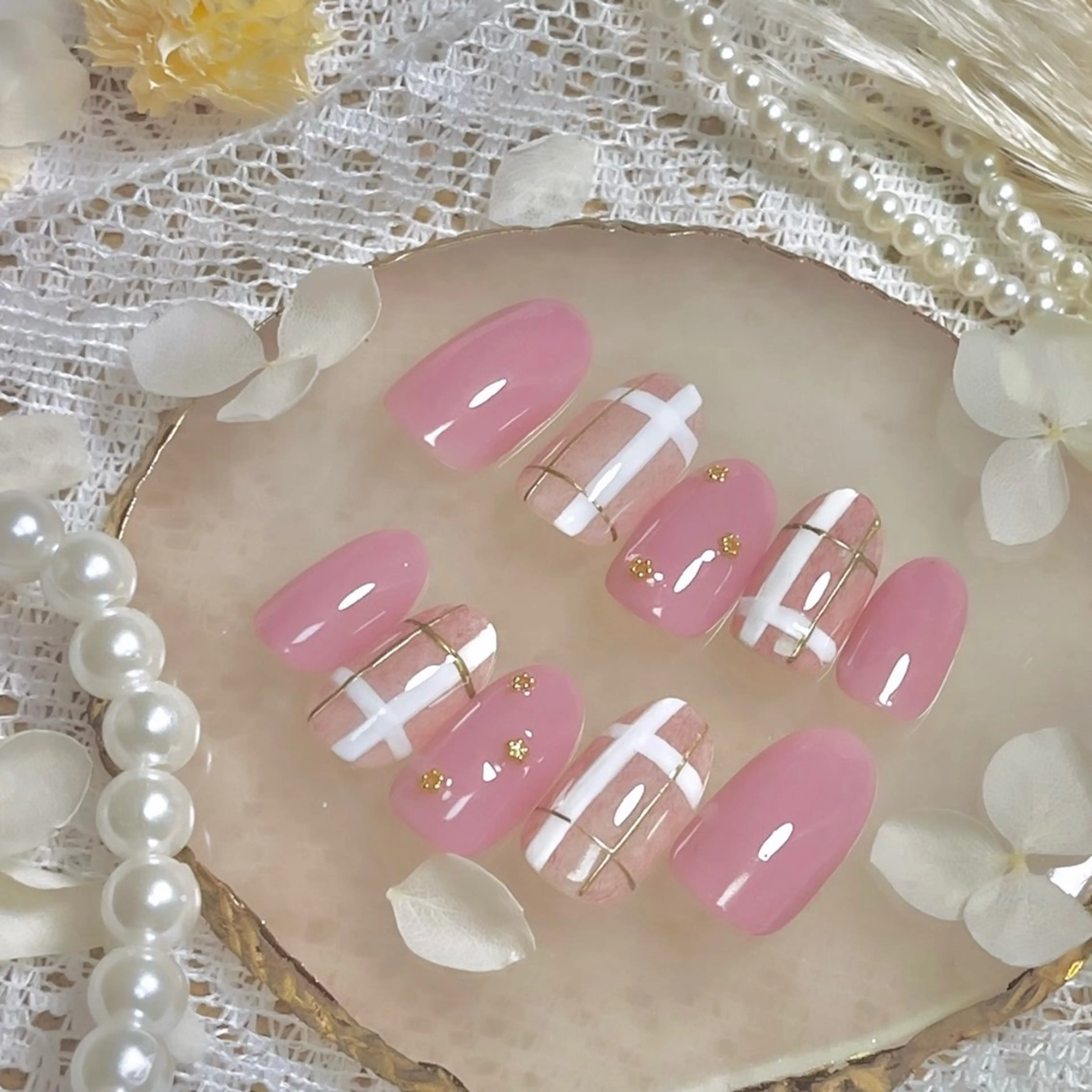 ネイル ❁miju nail 大人上品/自爪育成のネイルデザイン