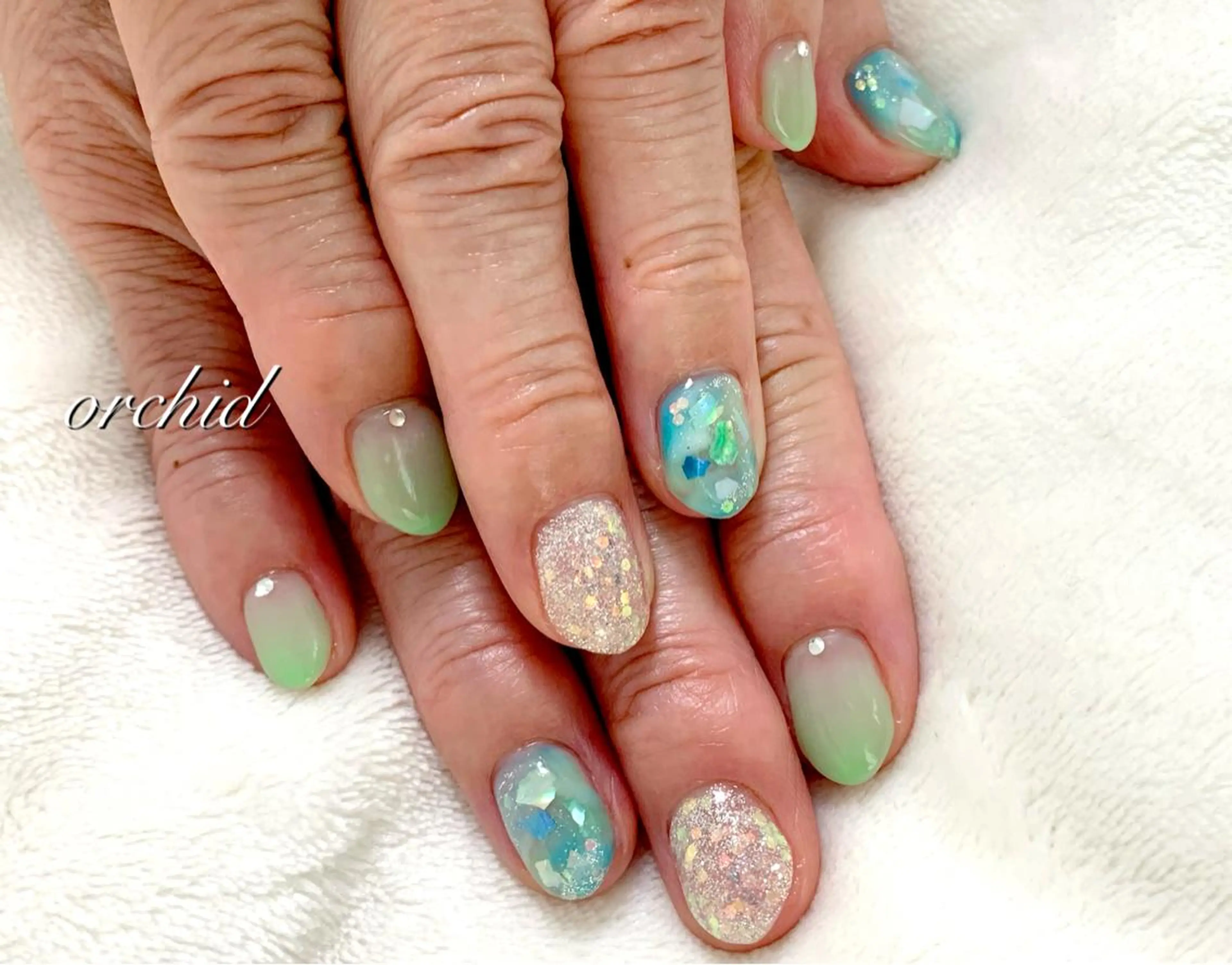 ネイル orchid ♡オーキッドのネイルデザイン