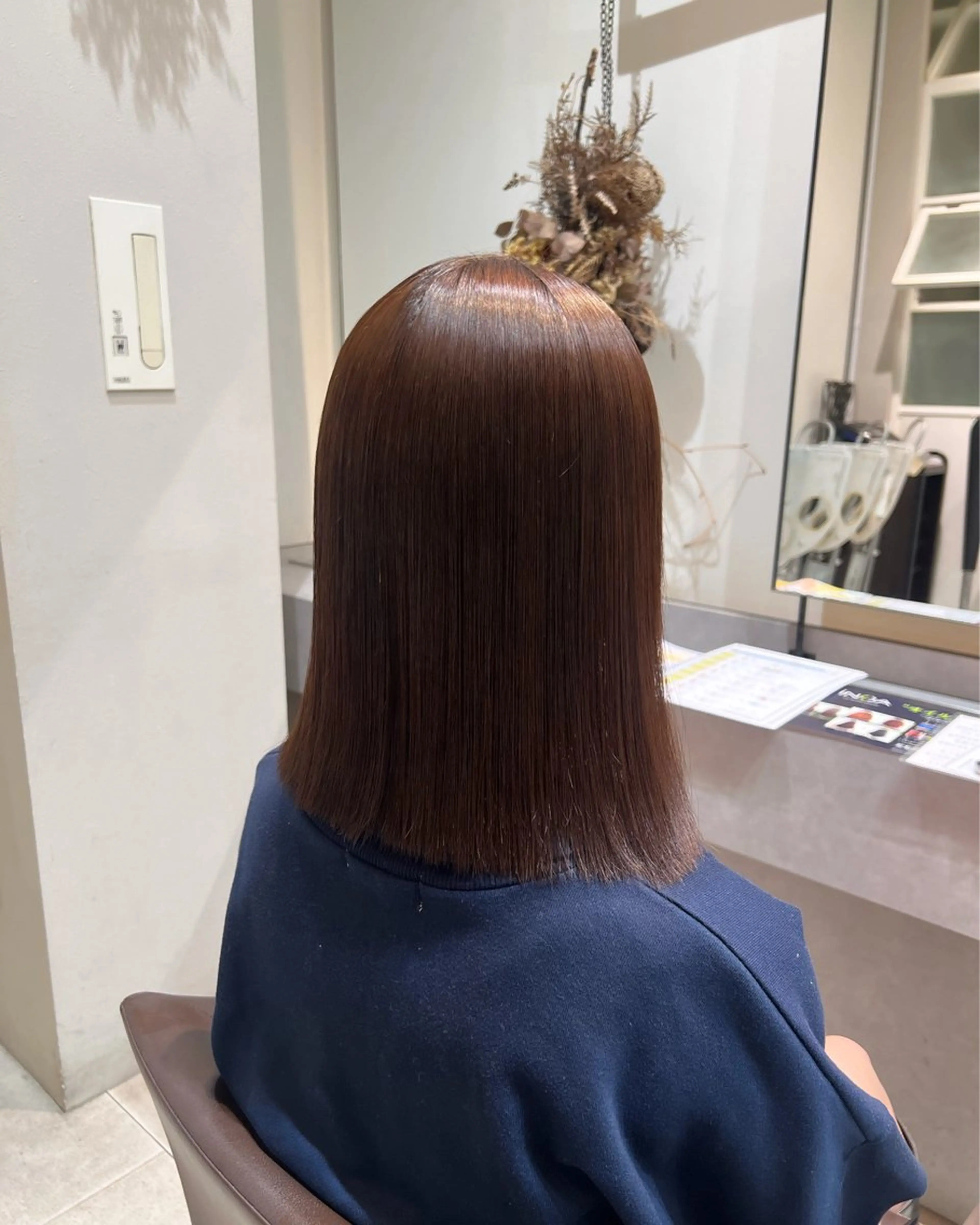 ミディアム パーマ ストレートパーマ 縮毛矯正 🫧Ai/ ロロネー森ノ宮💖のヘアスタイル