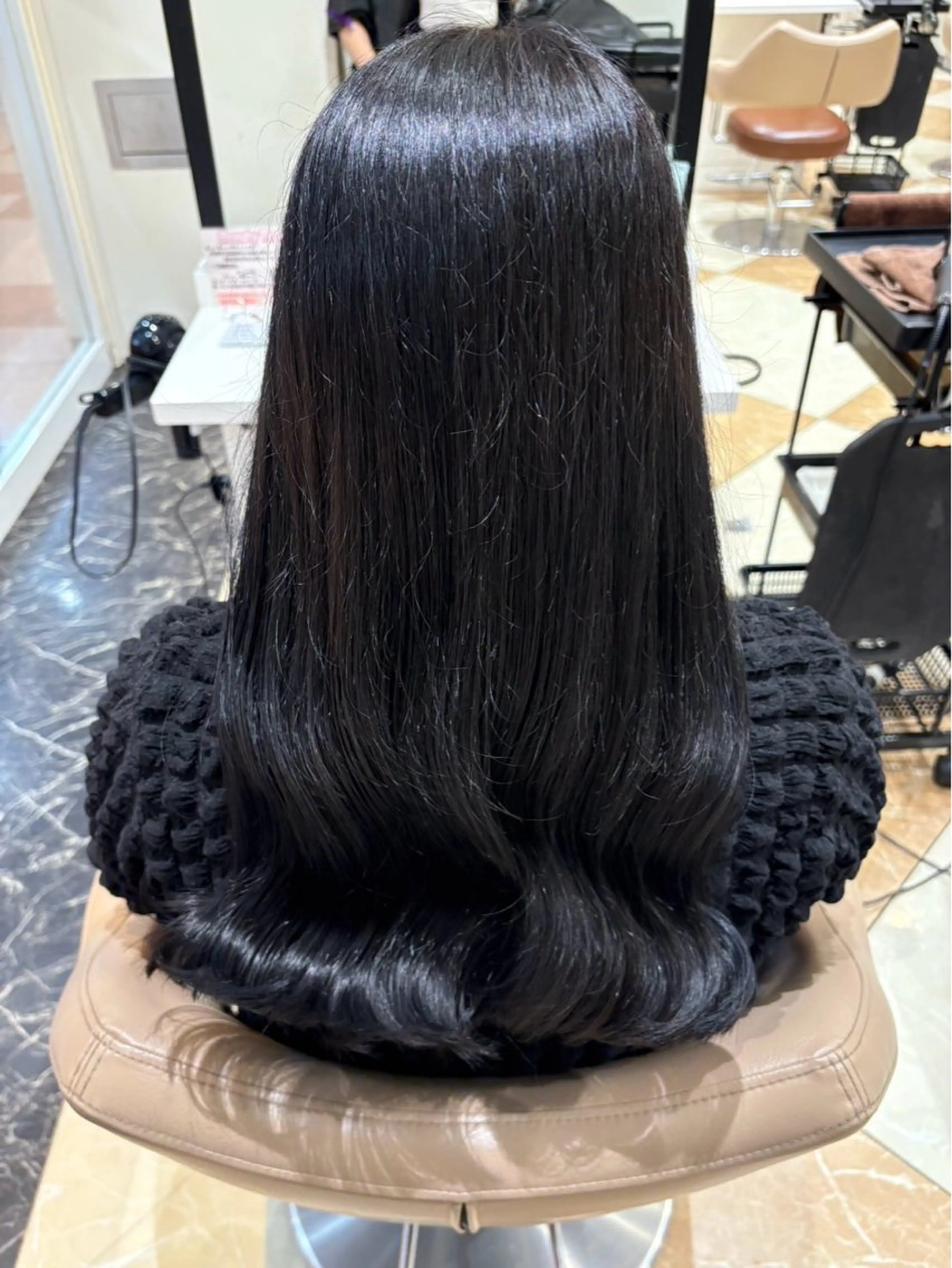 トーンダウンカラー🖤🩶の写真