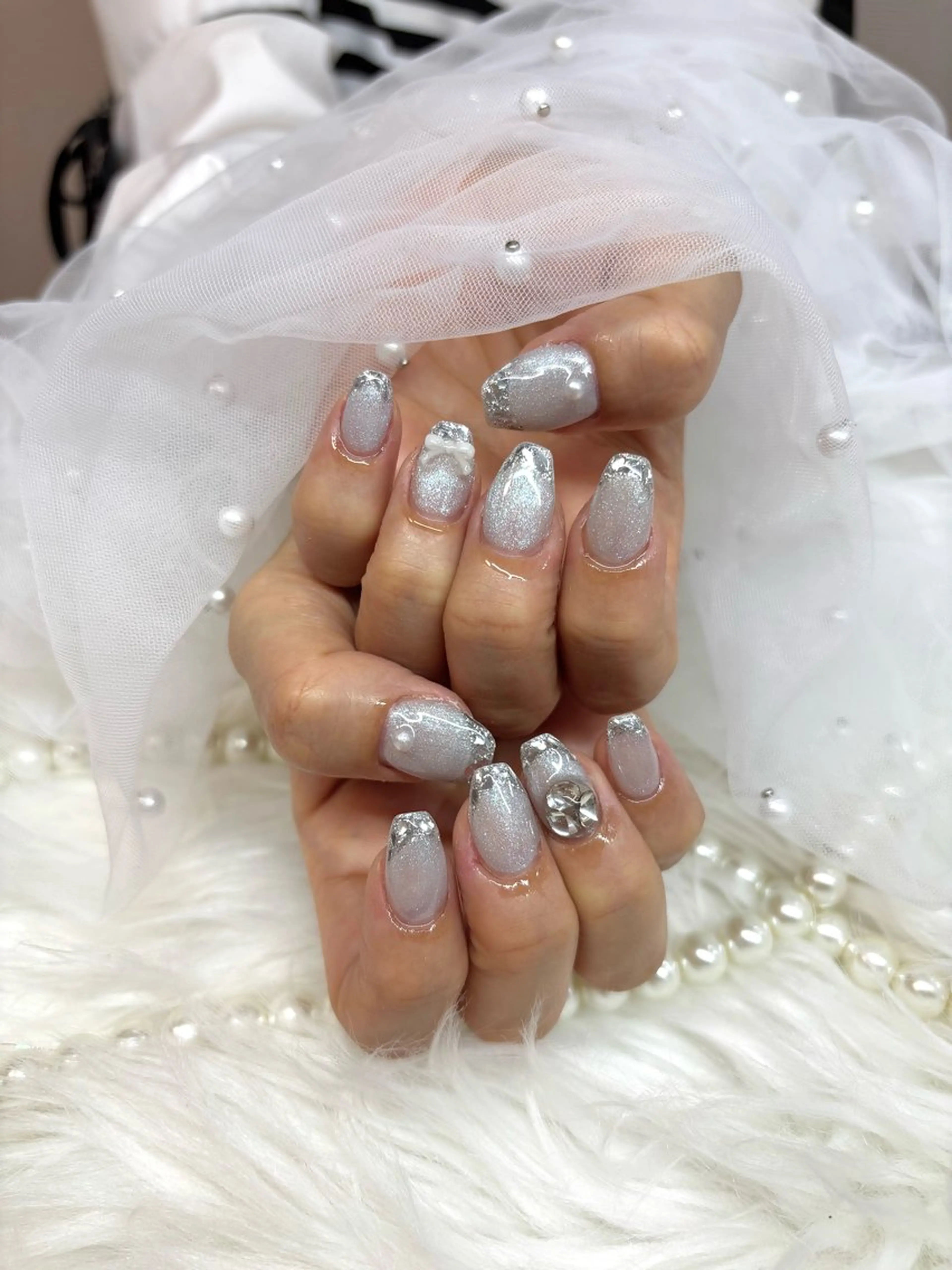 ネイル マグネットネイル ハンドネイル Rei / U.NI nailのネイルデザイン