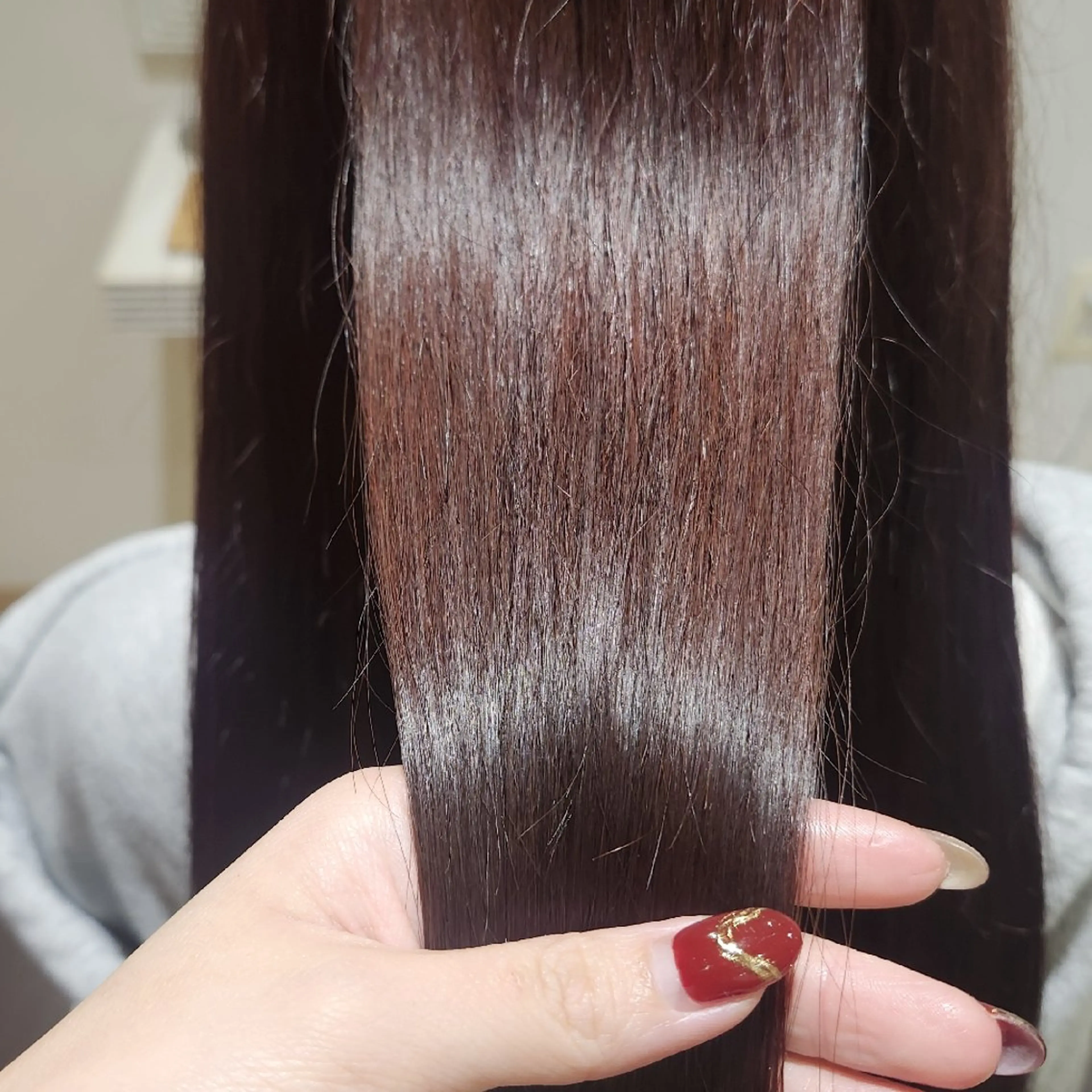 ロング カラー カシス ラベンダーカラー カット ヘアカラー トリートメント 暖色カラー/髪質改善 /メンズ🧡莉南のヘアスタイル