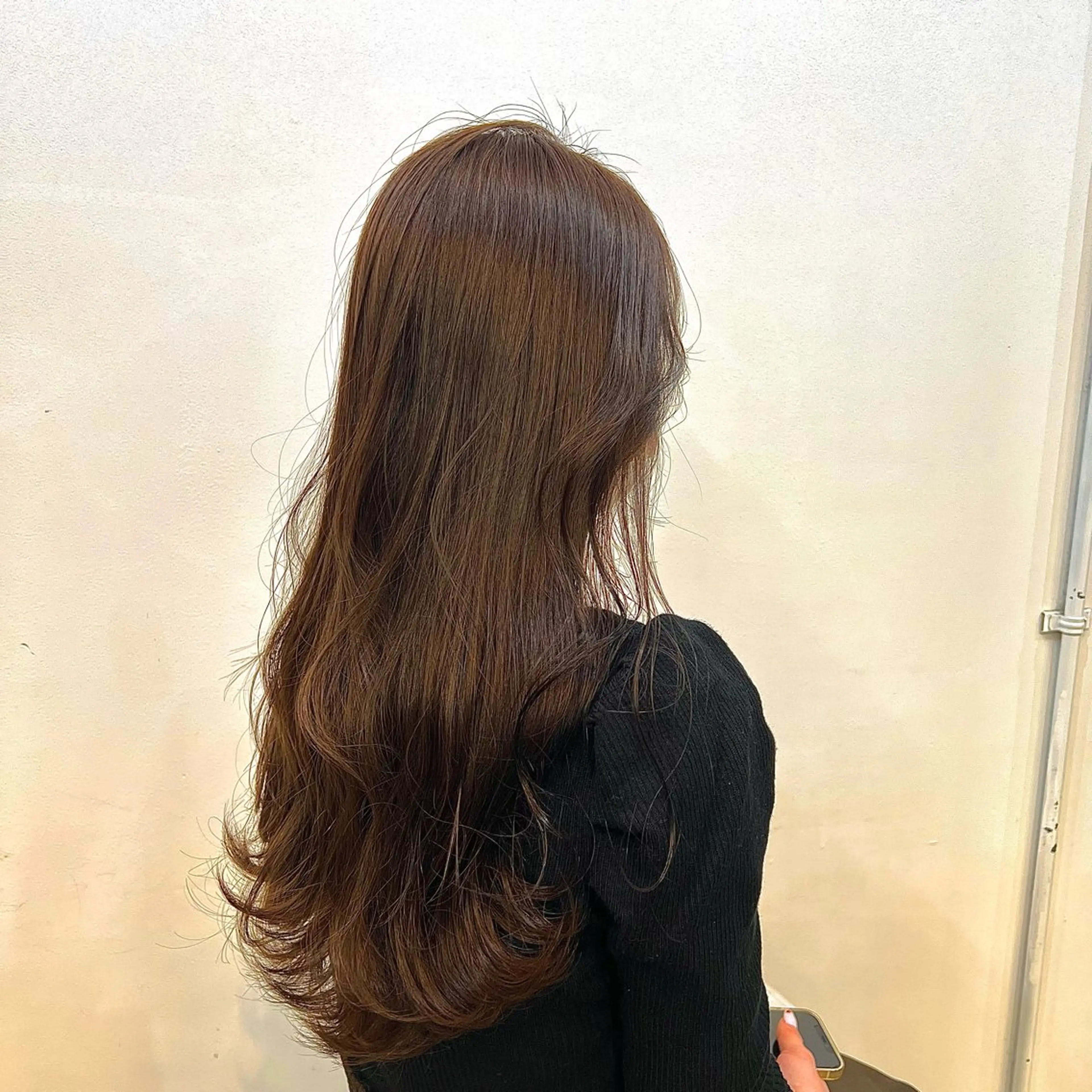 ロング カラー ヘアアレンジ うる艶カラー /縮毛矯正✨レオンのヘアスタイル