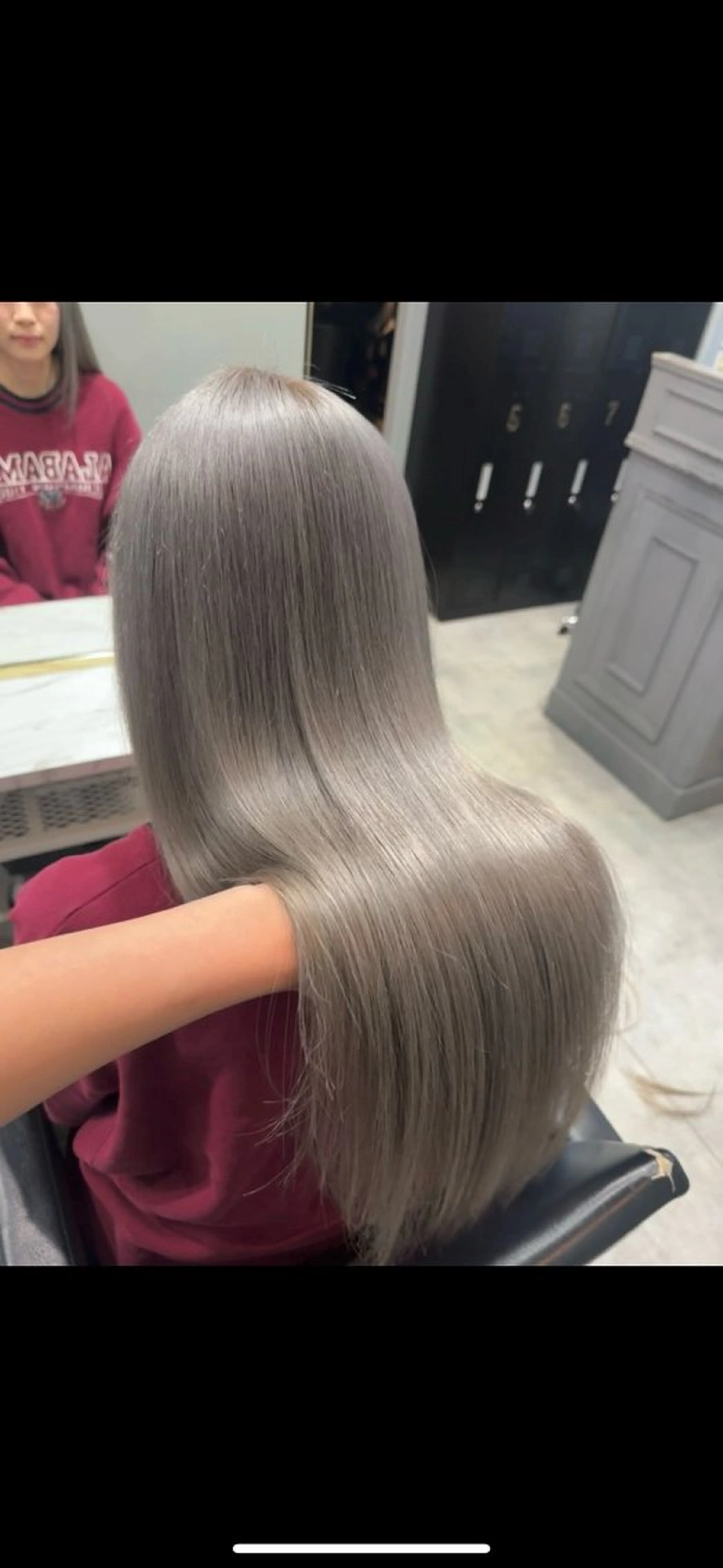 ロング カット ヘアカラー トリートメント 🩶ブリーチ/ レイヤー🩶フミカのヘアスタイル