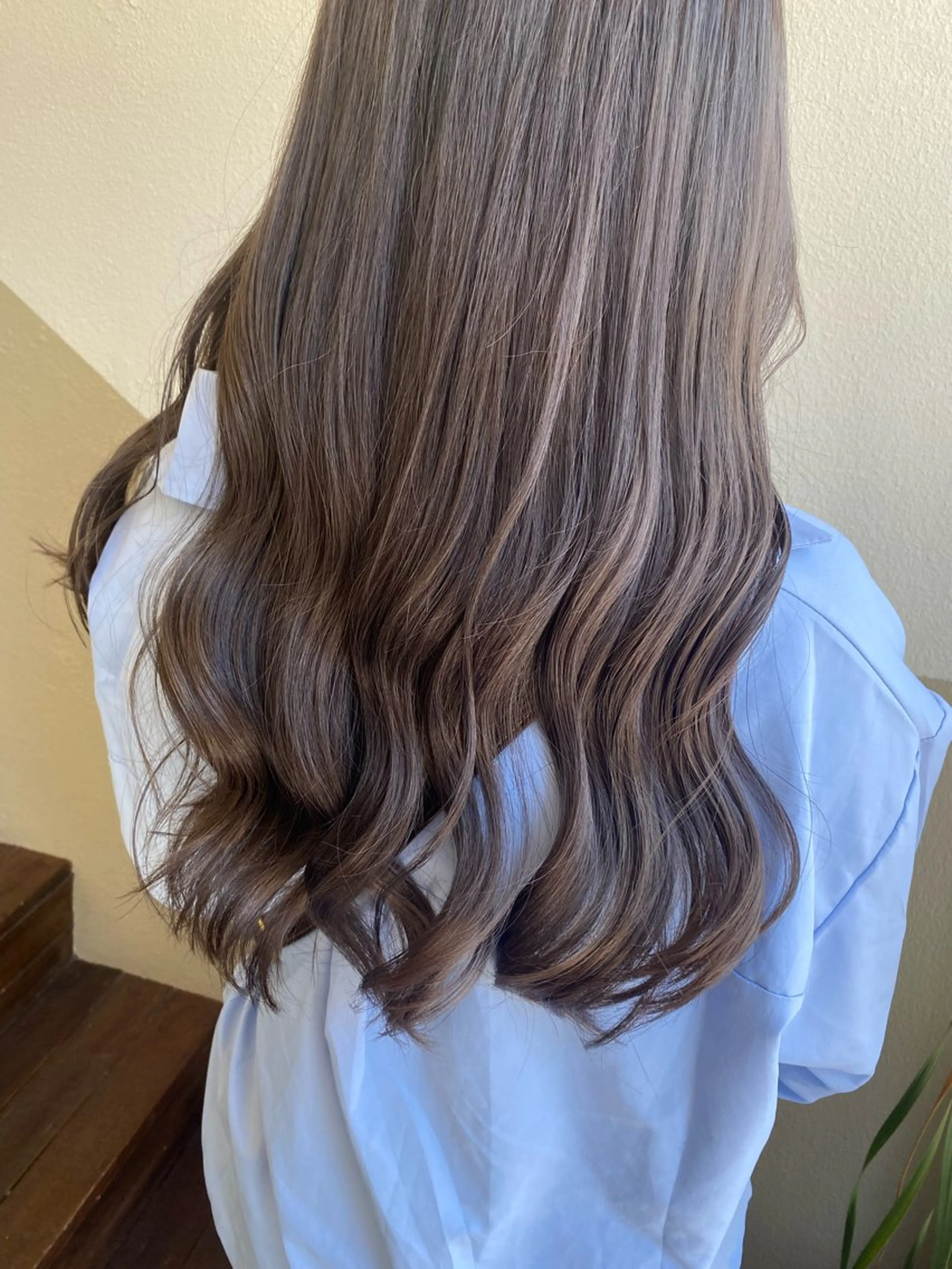 ロング カラー カット ヘアカラー トリートメント 透明感カラー/ 小顔カット/ミヅキのヘアスタイル