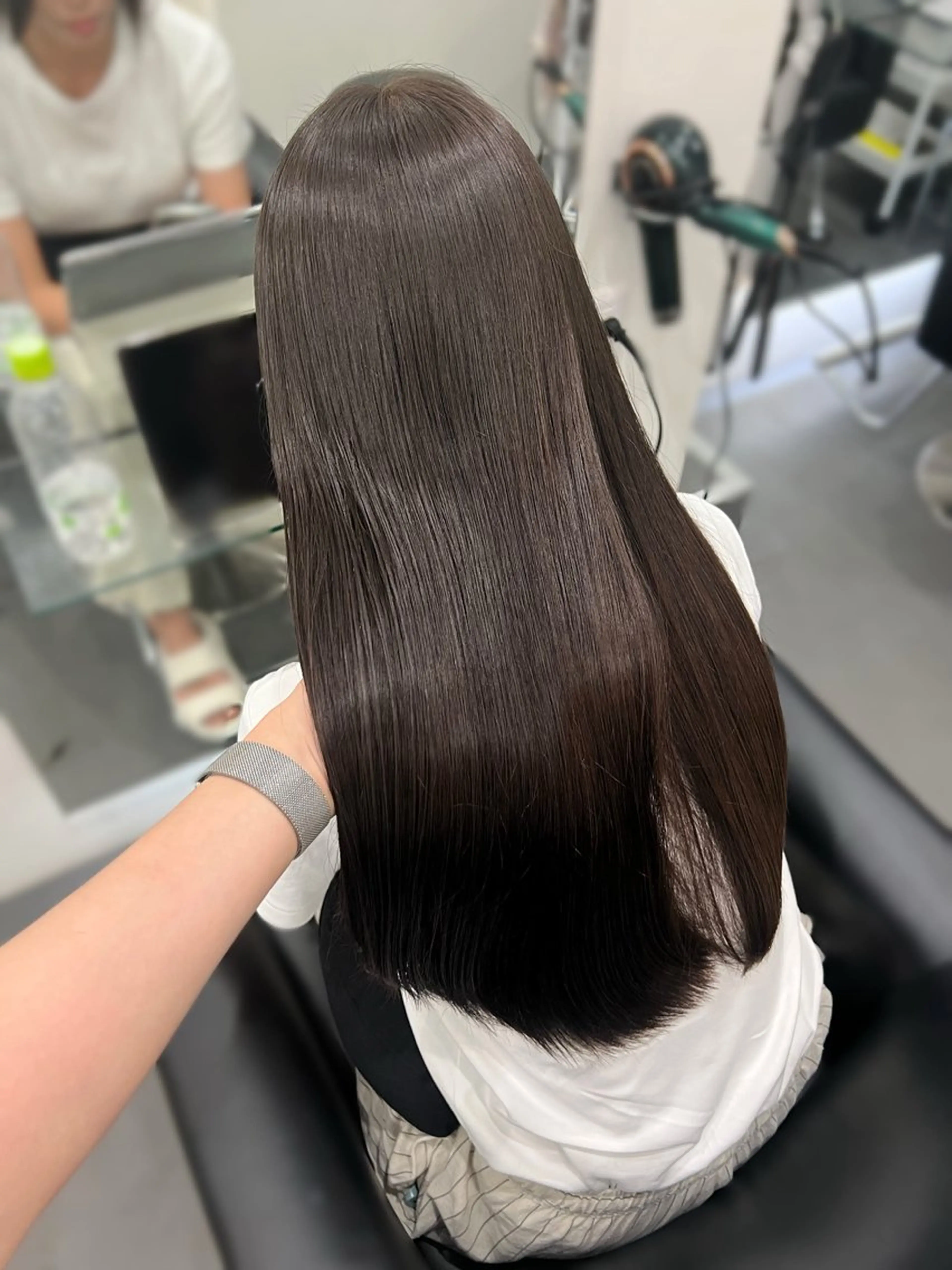 ロング カラー トリートメント レイヤーカット/韓国 /縮毛矯正/amiのヘアスタイル