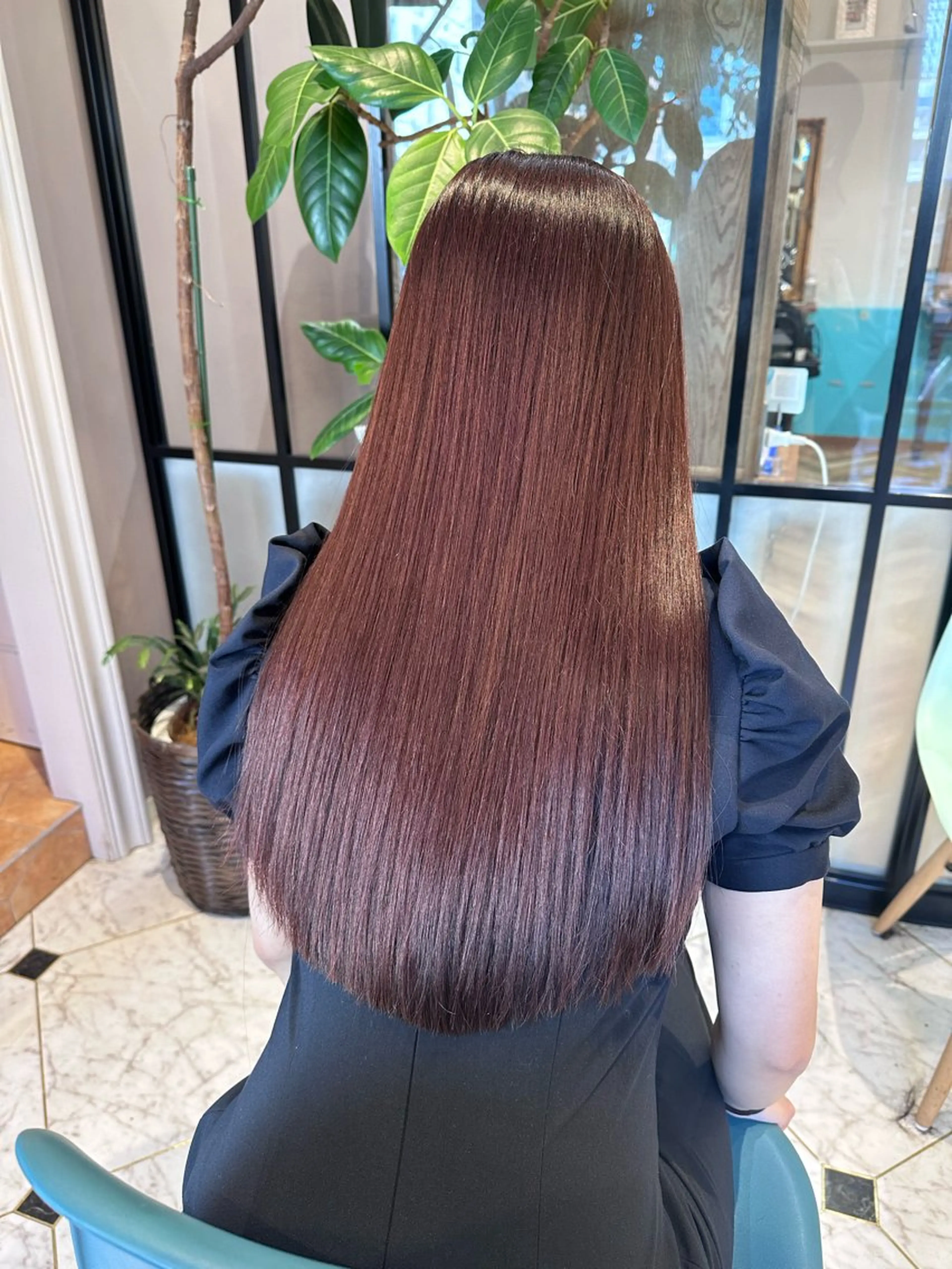 🌿透明感や色持ちが欲しい方はコチラ💖ブリーチなしの高発色【エヌドットカラー】➕1stトリートメントの写真