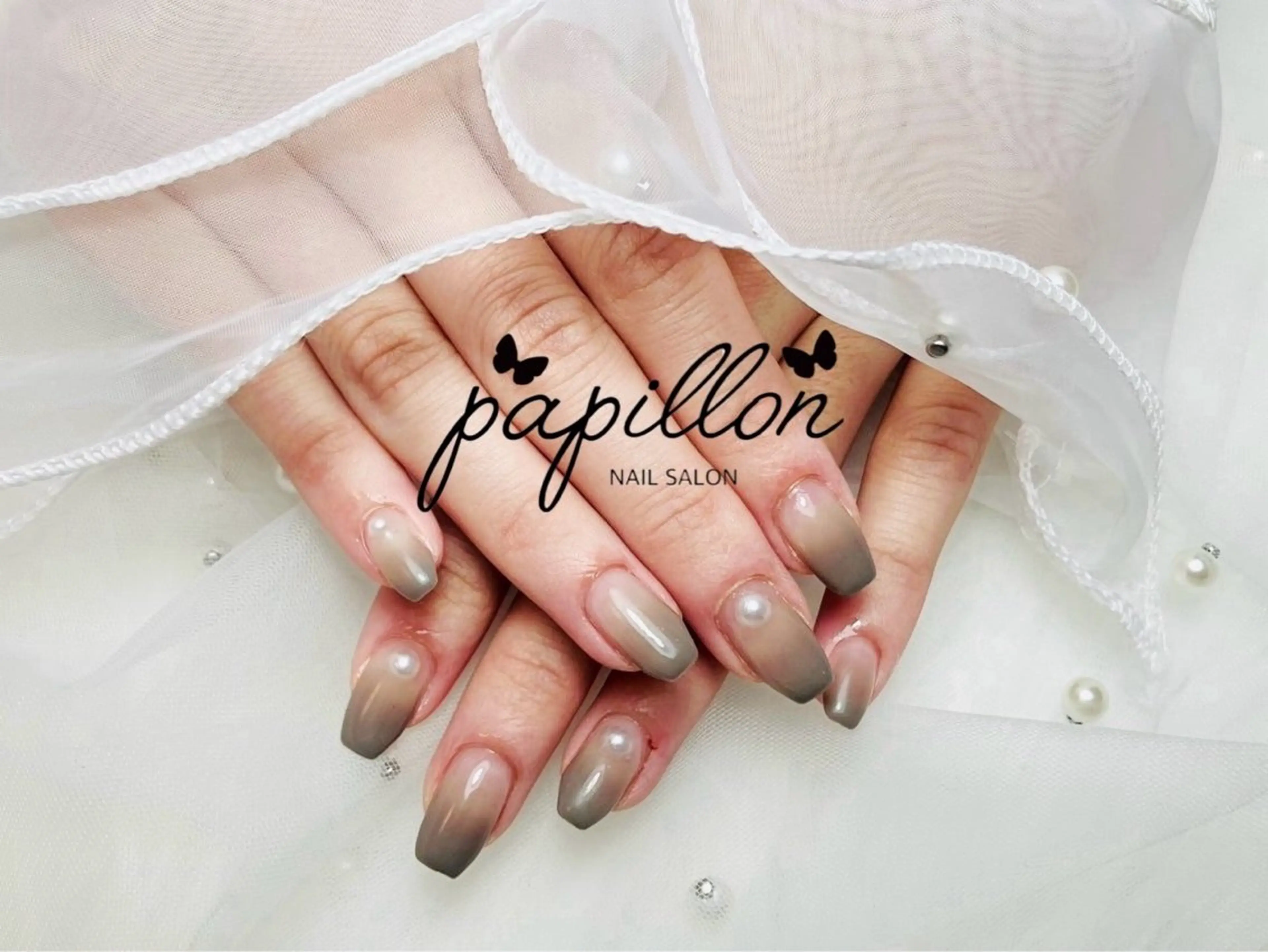 ネイル グリーン NAILSALON papillonのネイルデザイン
