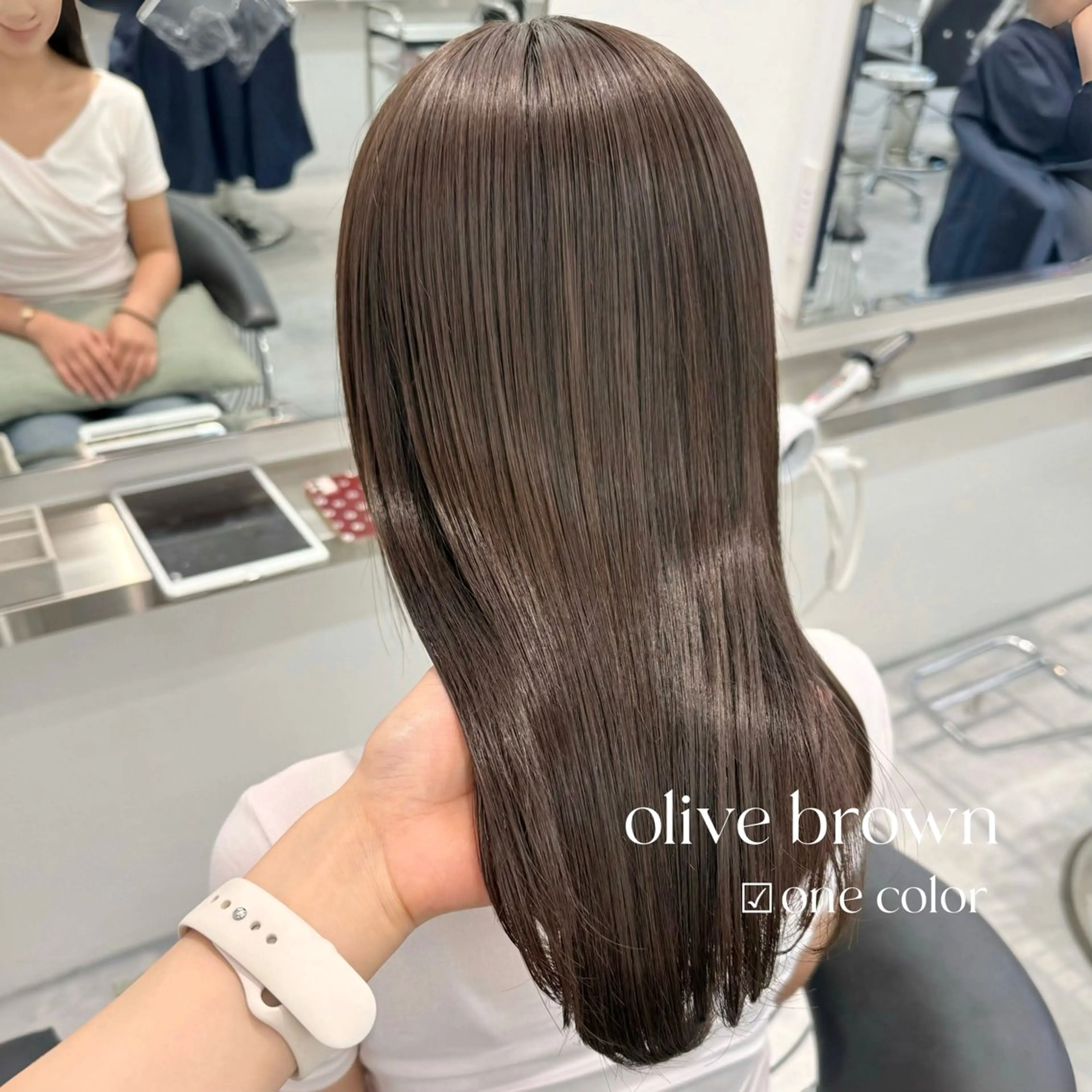 ミディアム カラー カット ヘアカラー ParveMix￤ 大賀さつき🍨🤍のヘアスタイル