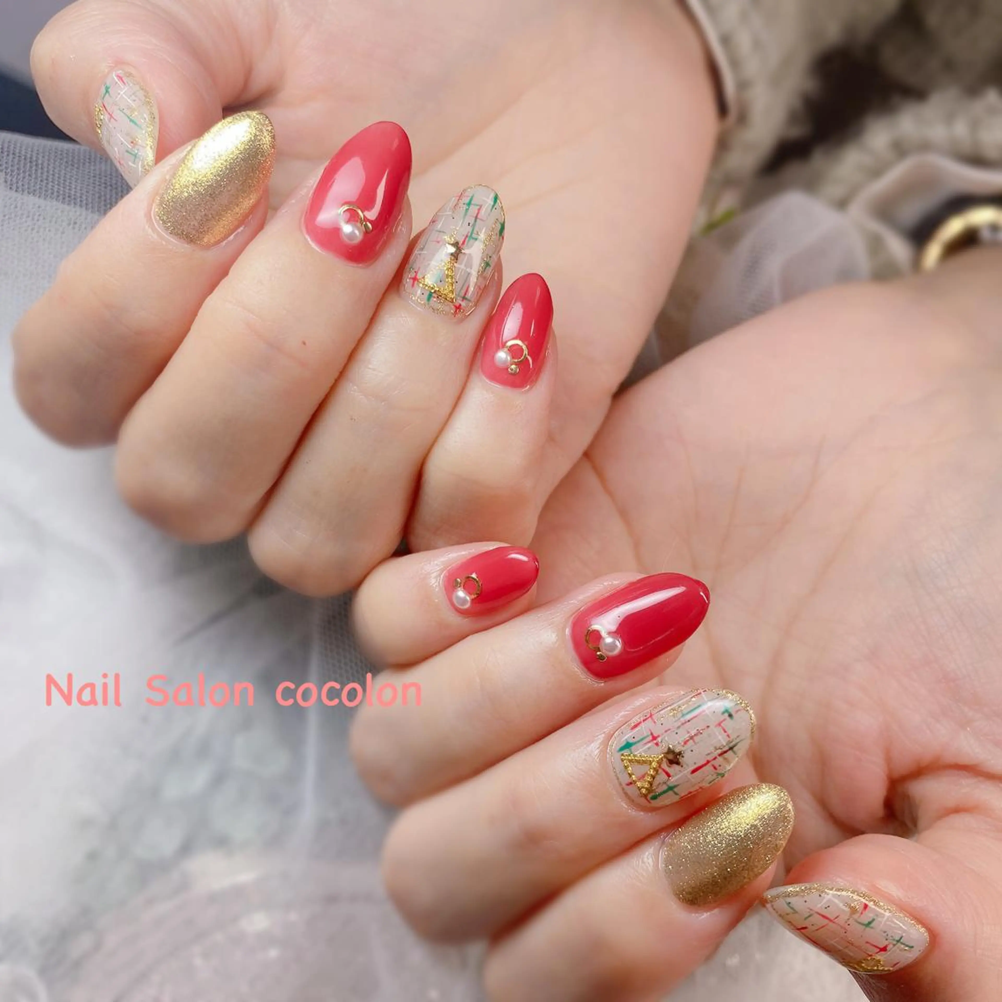 ネイル アートネイル ハンドネイル 柴崎 美幸のネイルデザイン