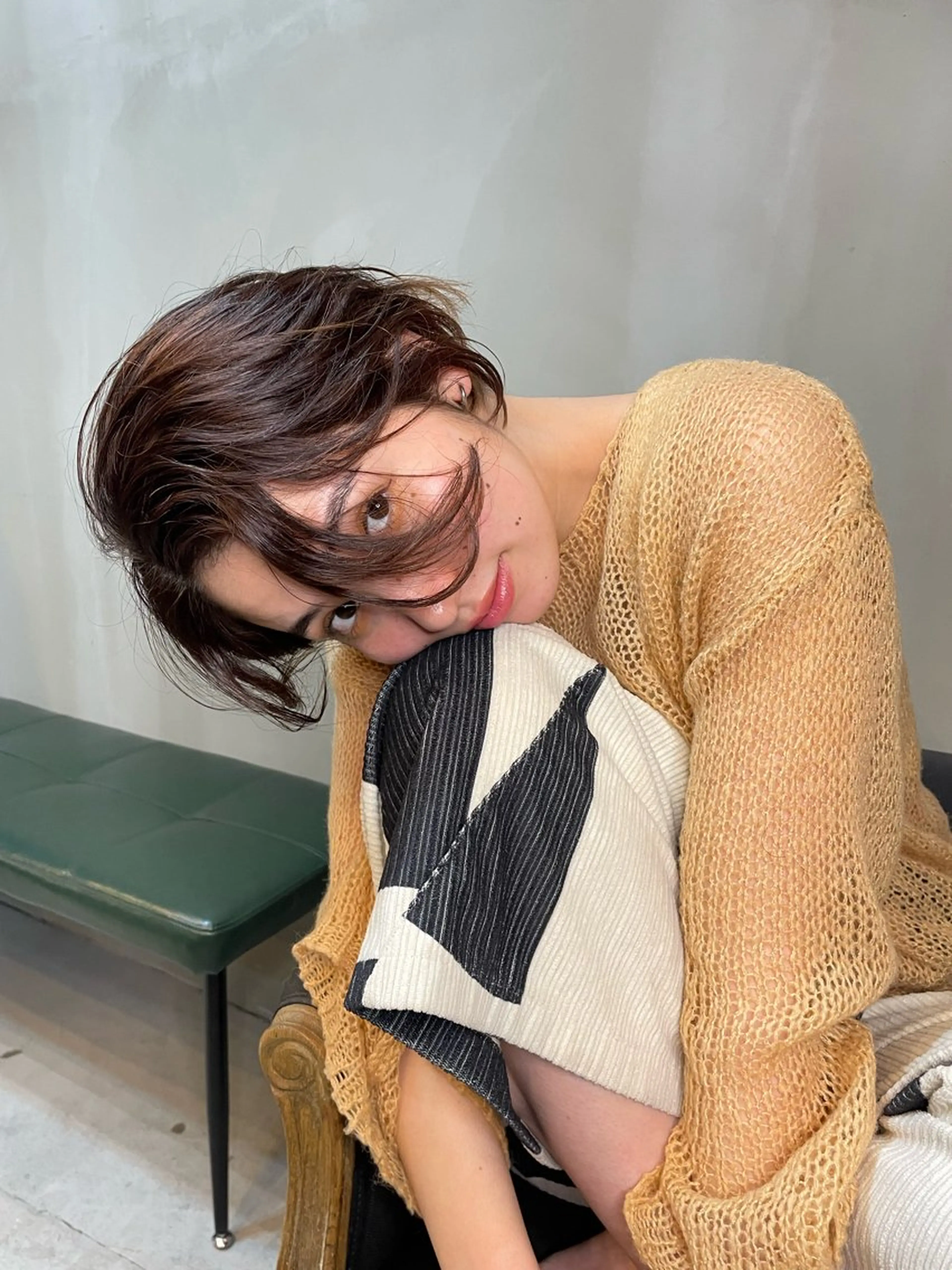 ショート カラー ショート/ボブ/ 心斎橋/宮脇美奈のヘアスタイル