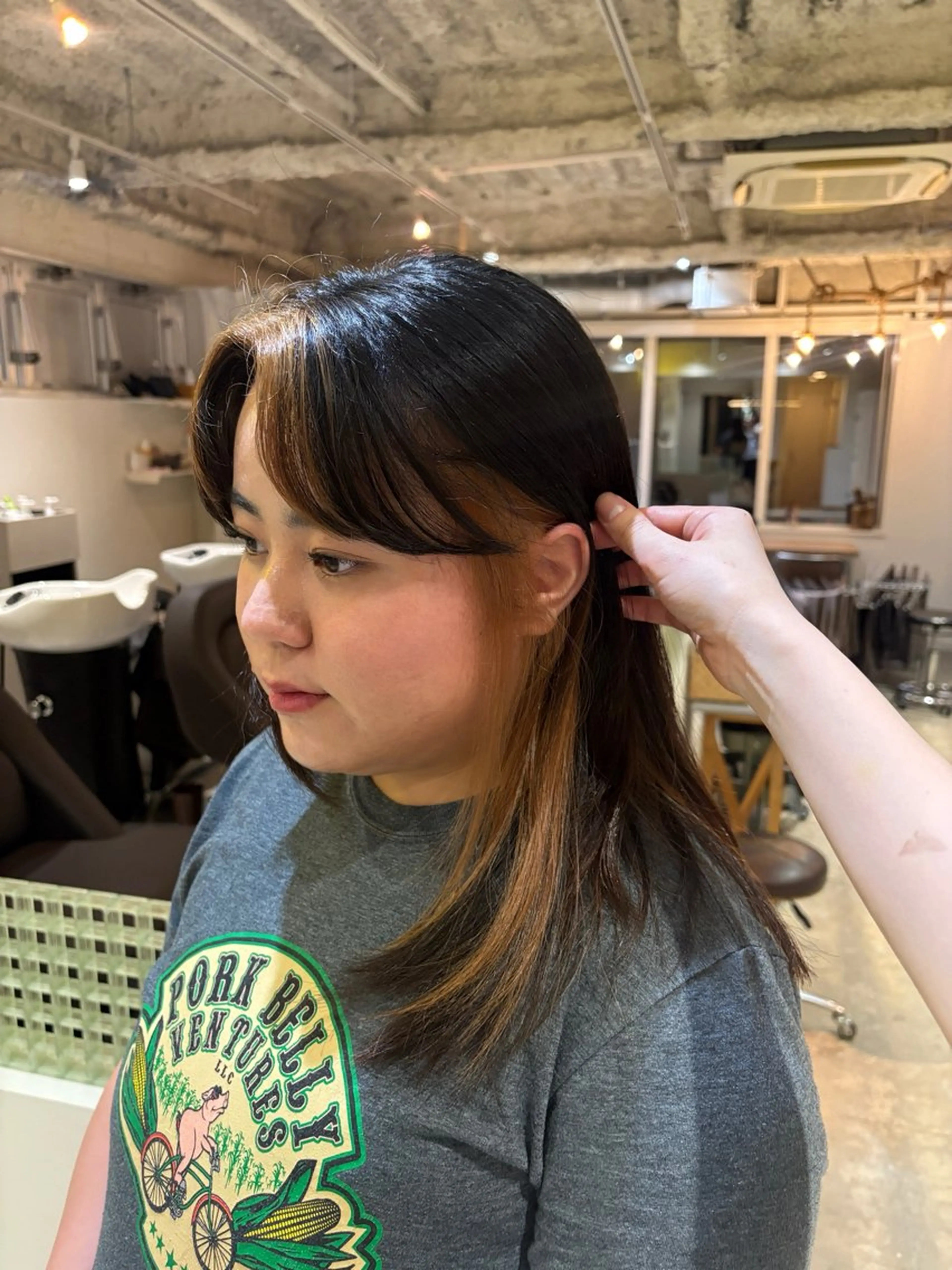 カラー インナーカラー UNBIRTHDAY MIUのヘアスタイル