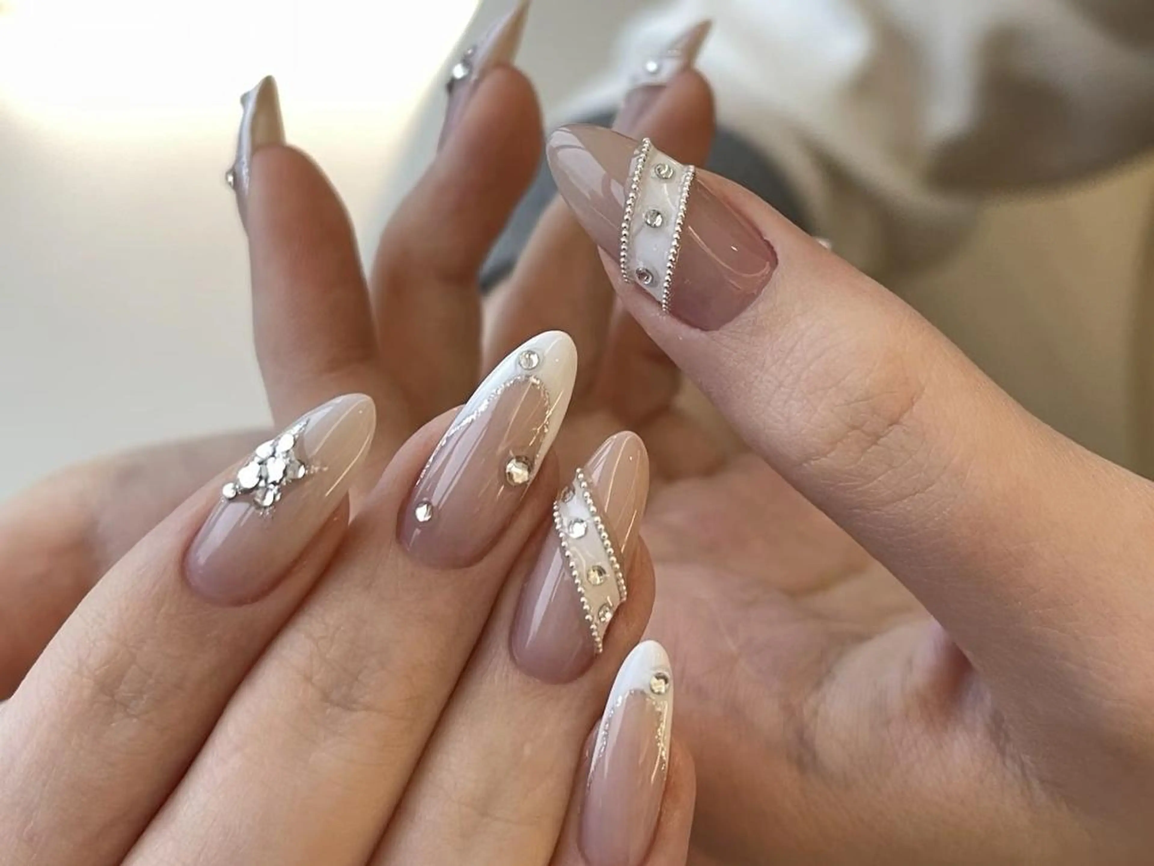 ネイル カジュアル フレンチネイル ジェルネイル オフィスネイル ショートネイル ハンドネイル ハンドケア 🎀Sense Nail渋谷店🎀のネイルデザイン