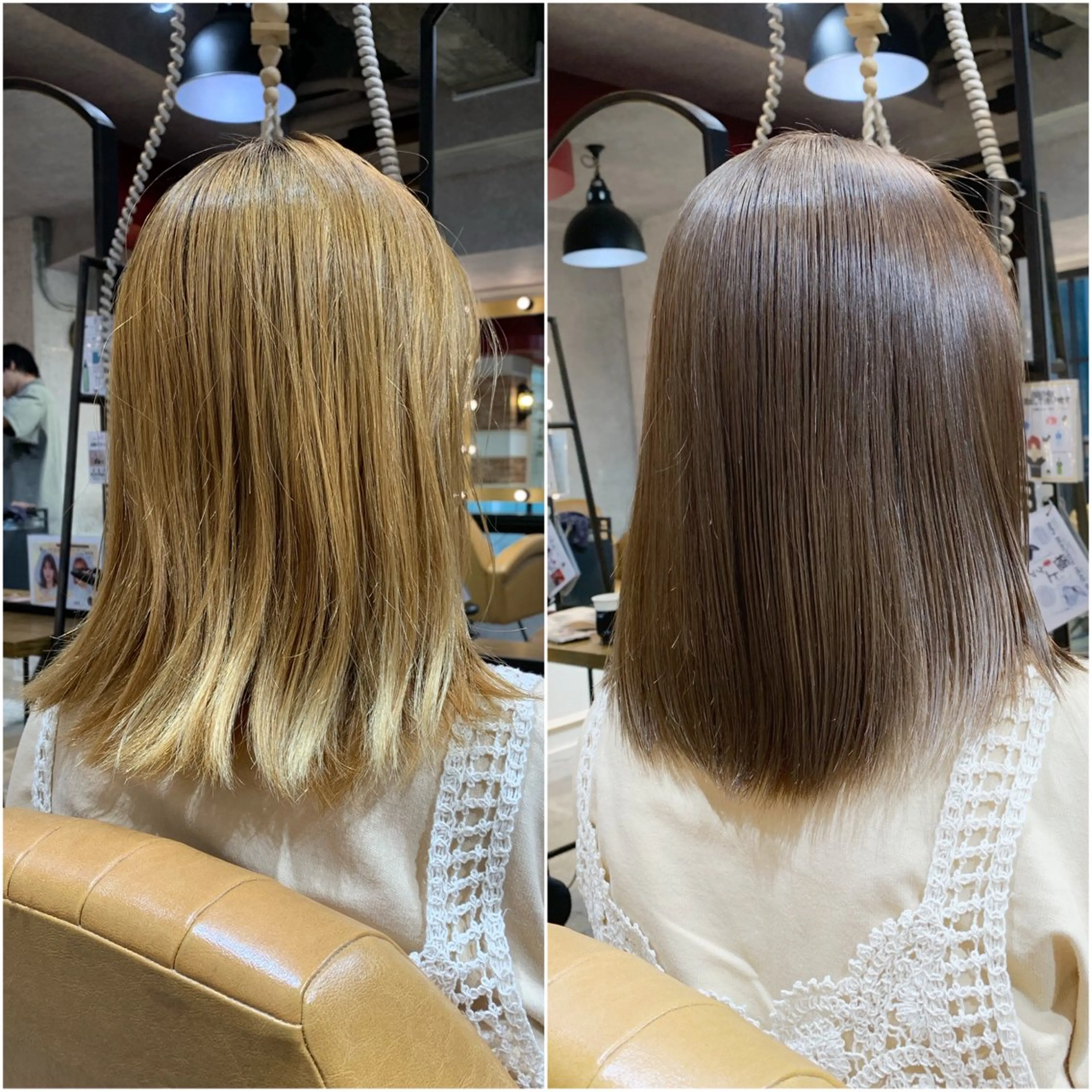 ミディアム カラー カット ヘアカラー トリートメント 🍟ミニモ限定🍟 ai.stylistのヘアスタイル