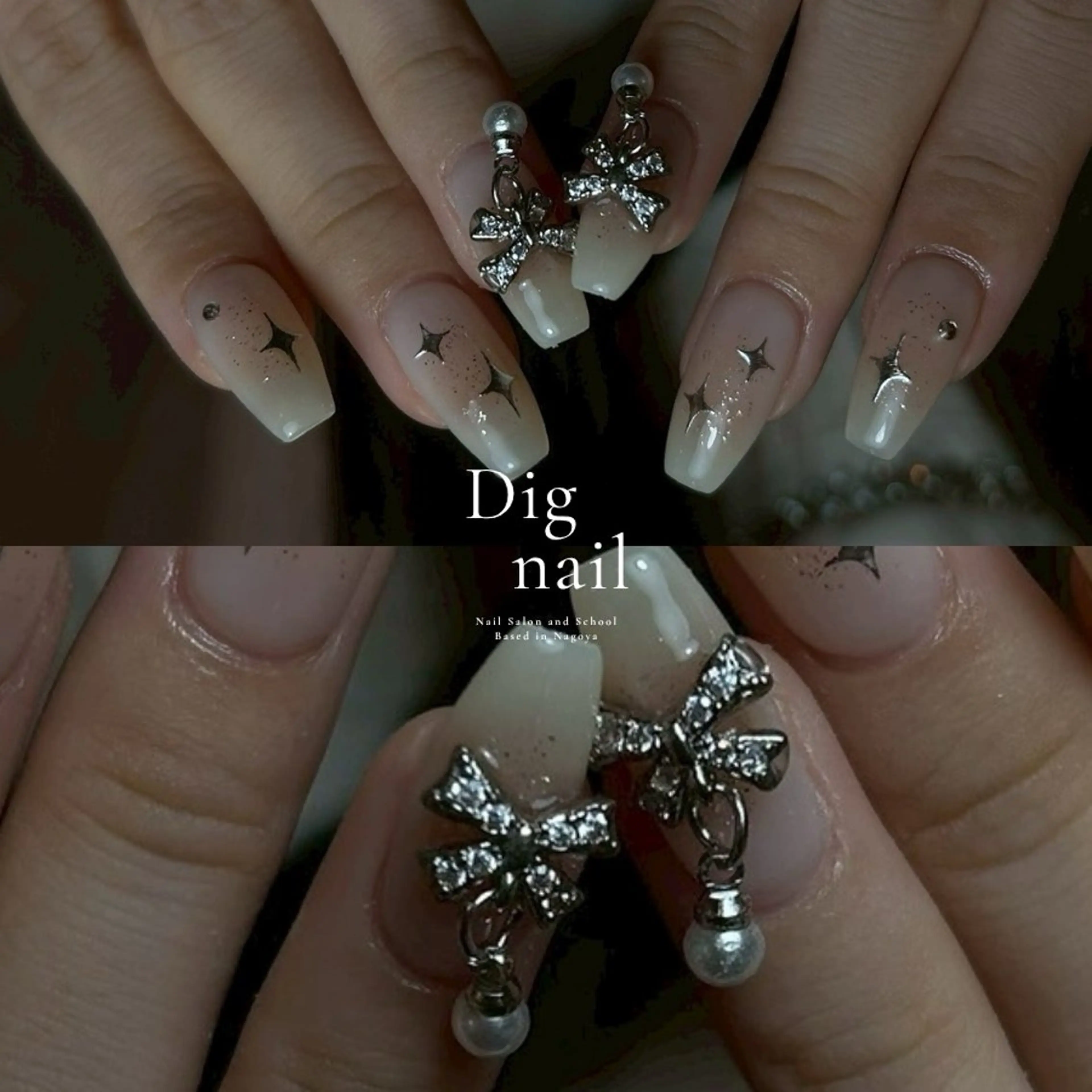 ネイル 長さ出し ジェルネイル 韓国ネイル マグネットネイル 持ち込み ハンドネイル D.d Reinaのネイルデザイン